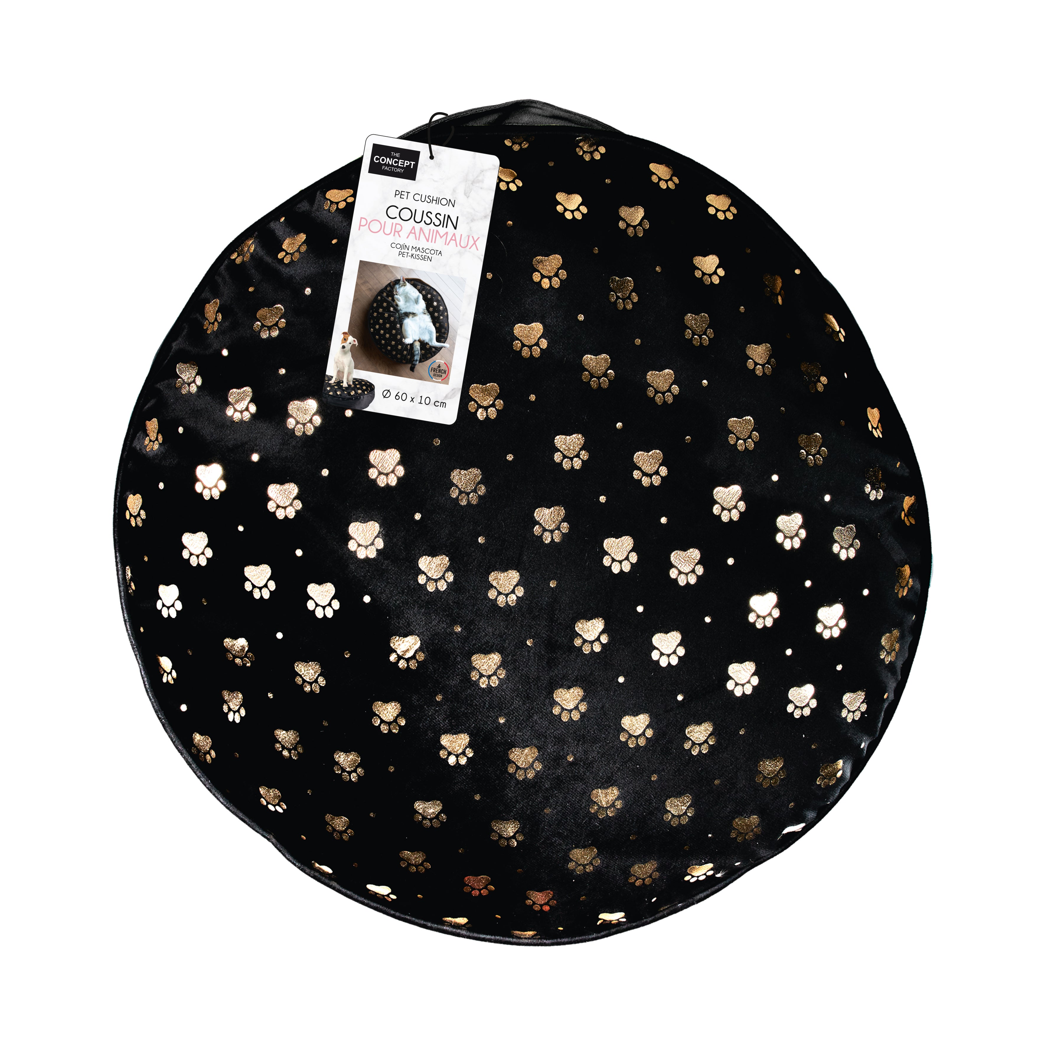 COUSSIN POUR ANIMAUX 60X60X10CM