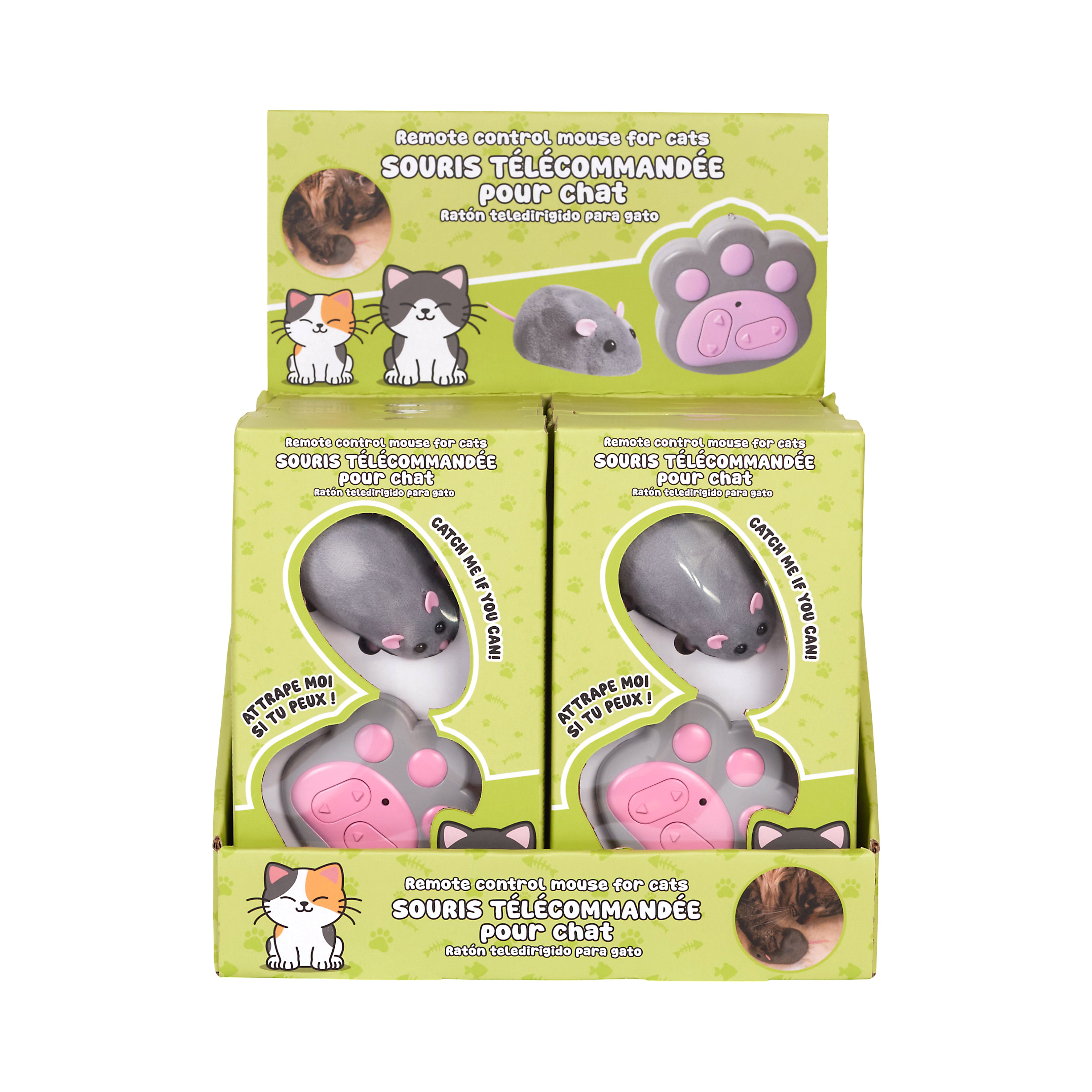 JEU SOURIS TELECOMMANDE POUR CHAT