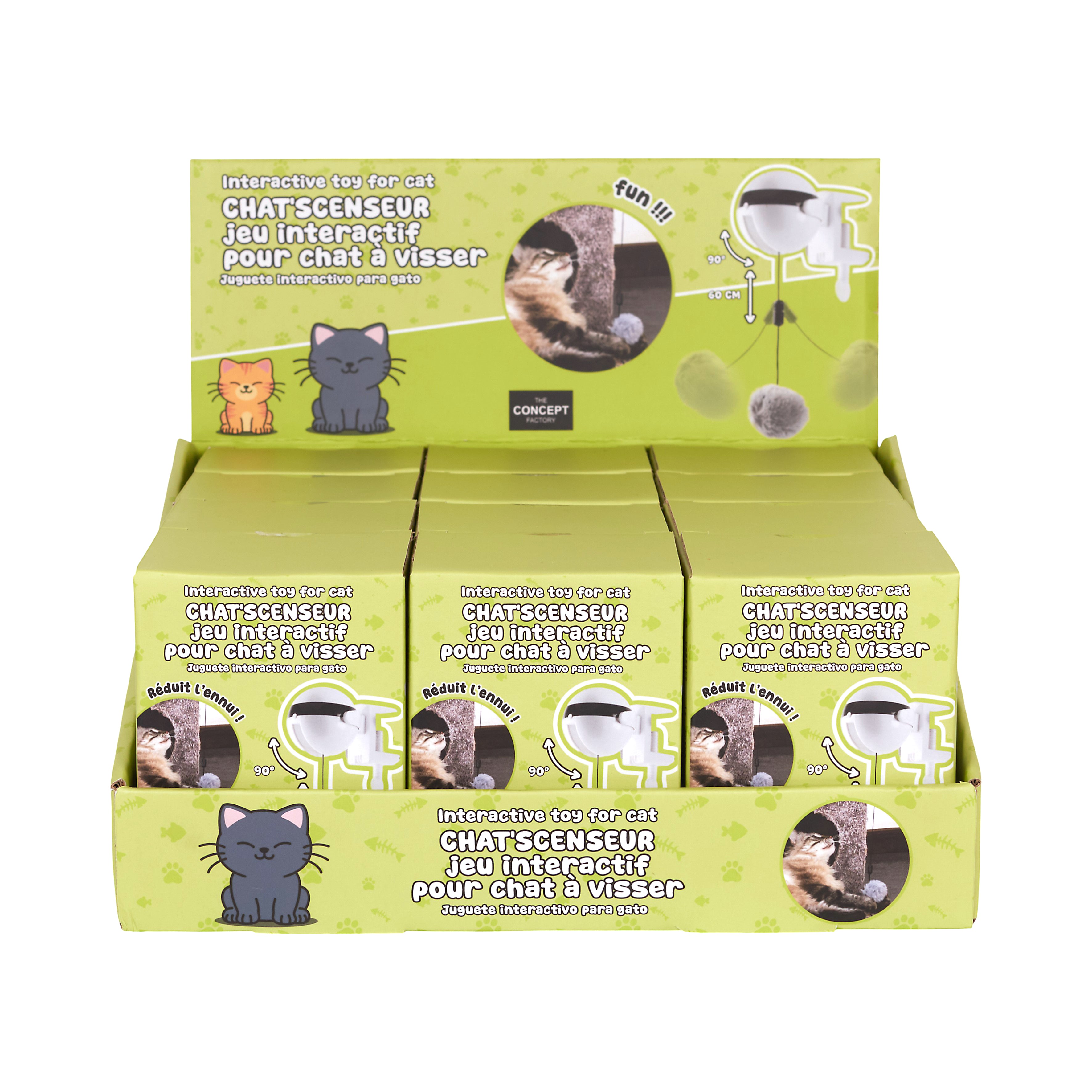 JEU INTERACTIF POUR CHAT A VISSER CHAT SCENSEUR