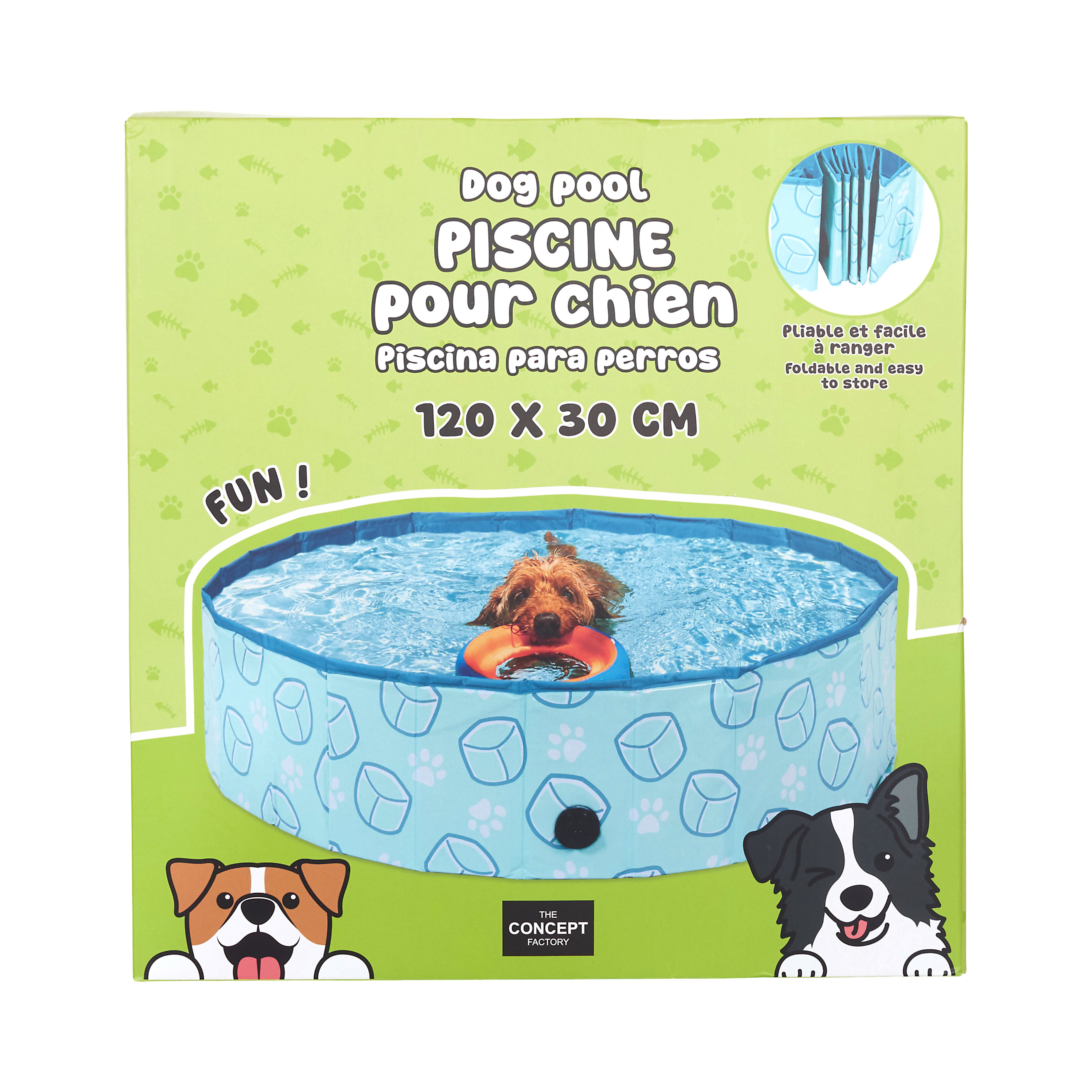 PISCINE POUR CHIEN 120CM