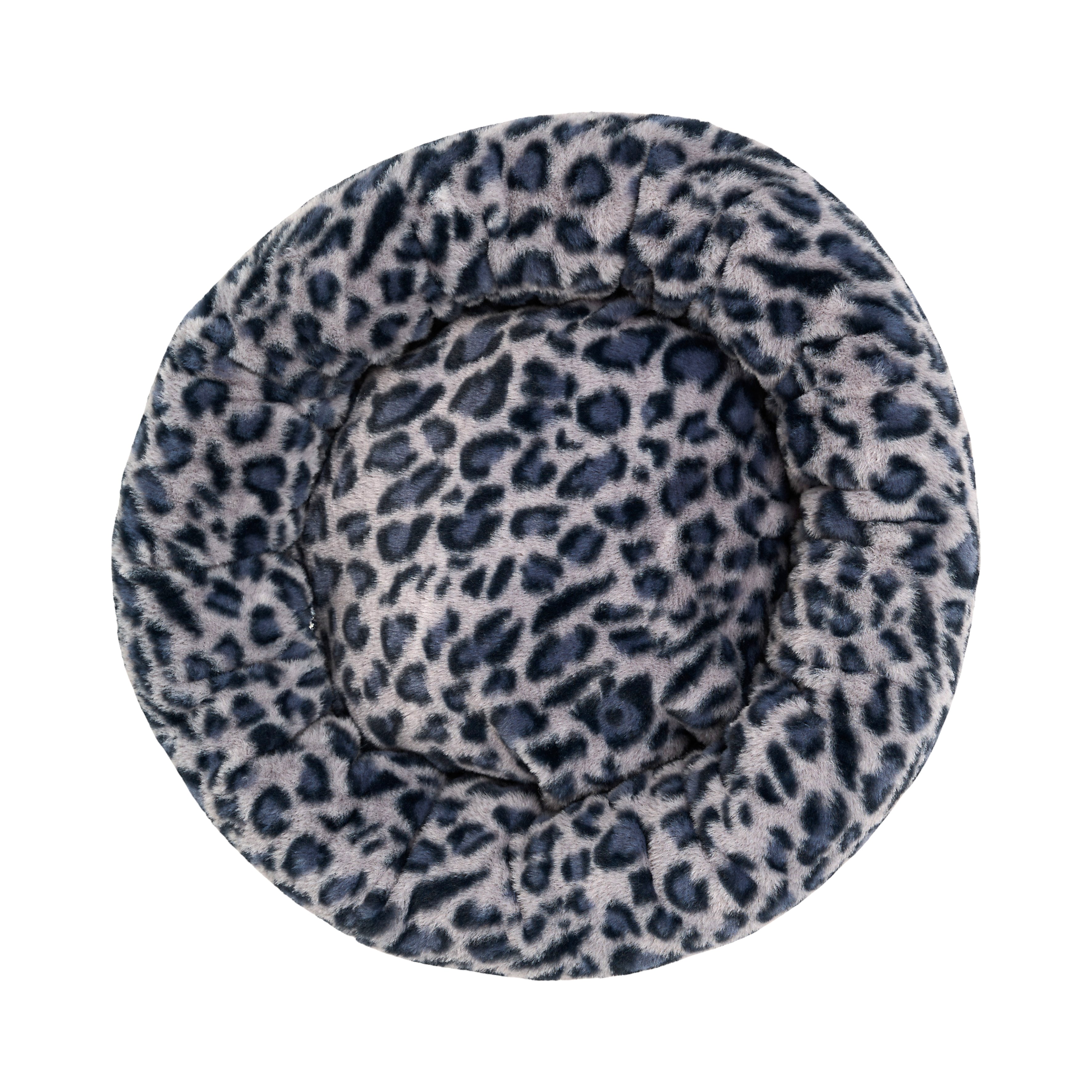 COUSSIN LIT ANIMAUX LEOPARD 50CM