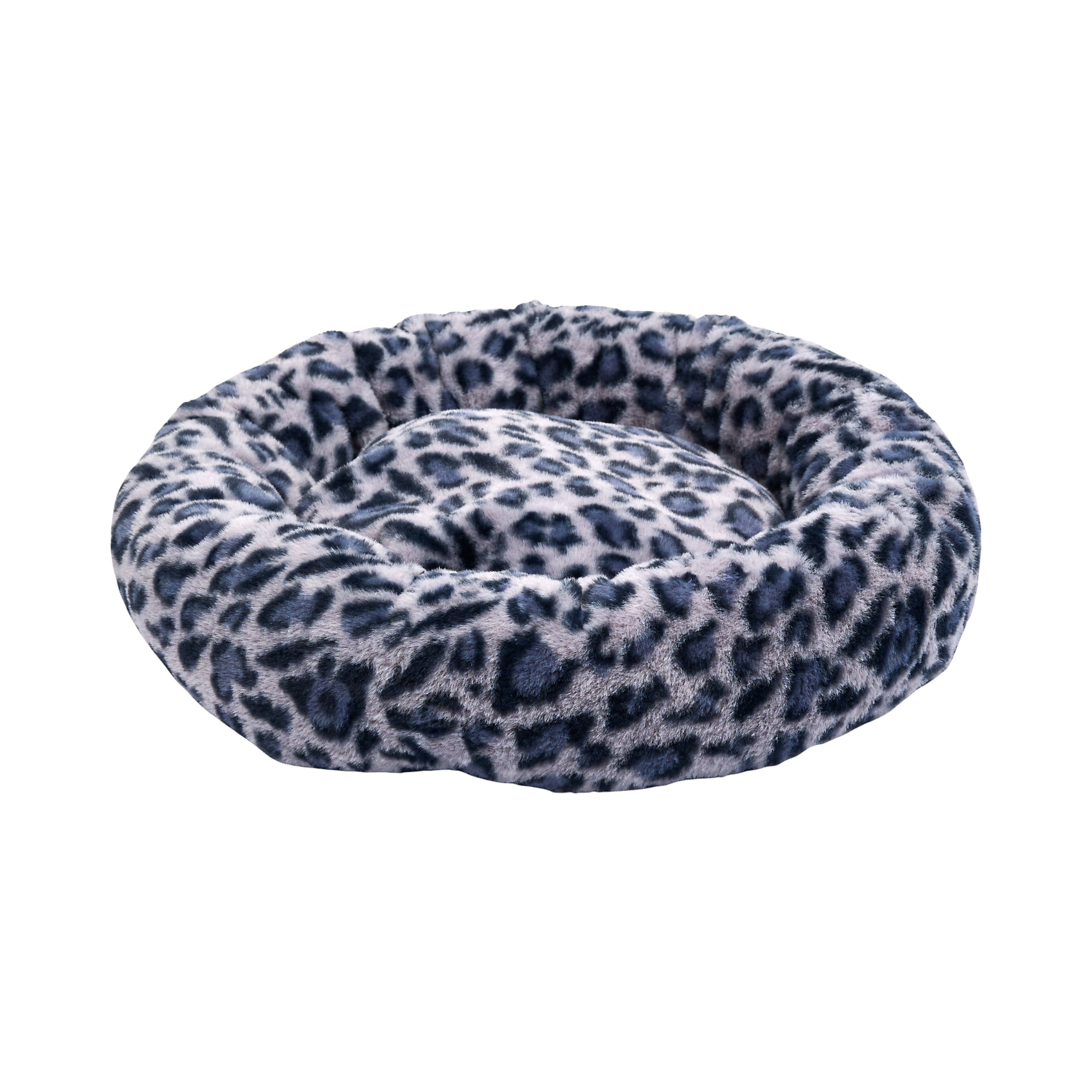 COUSSIN LIT ANIMAUX LEOPARD 50CM
