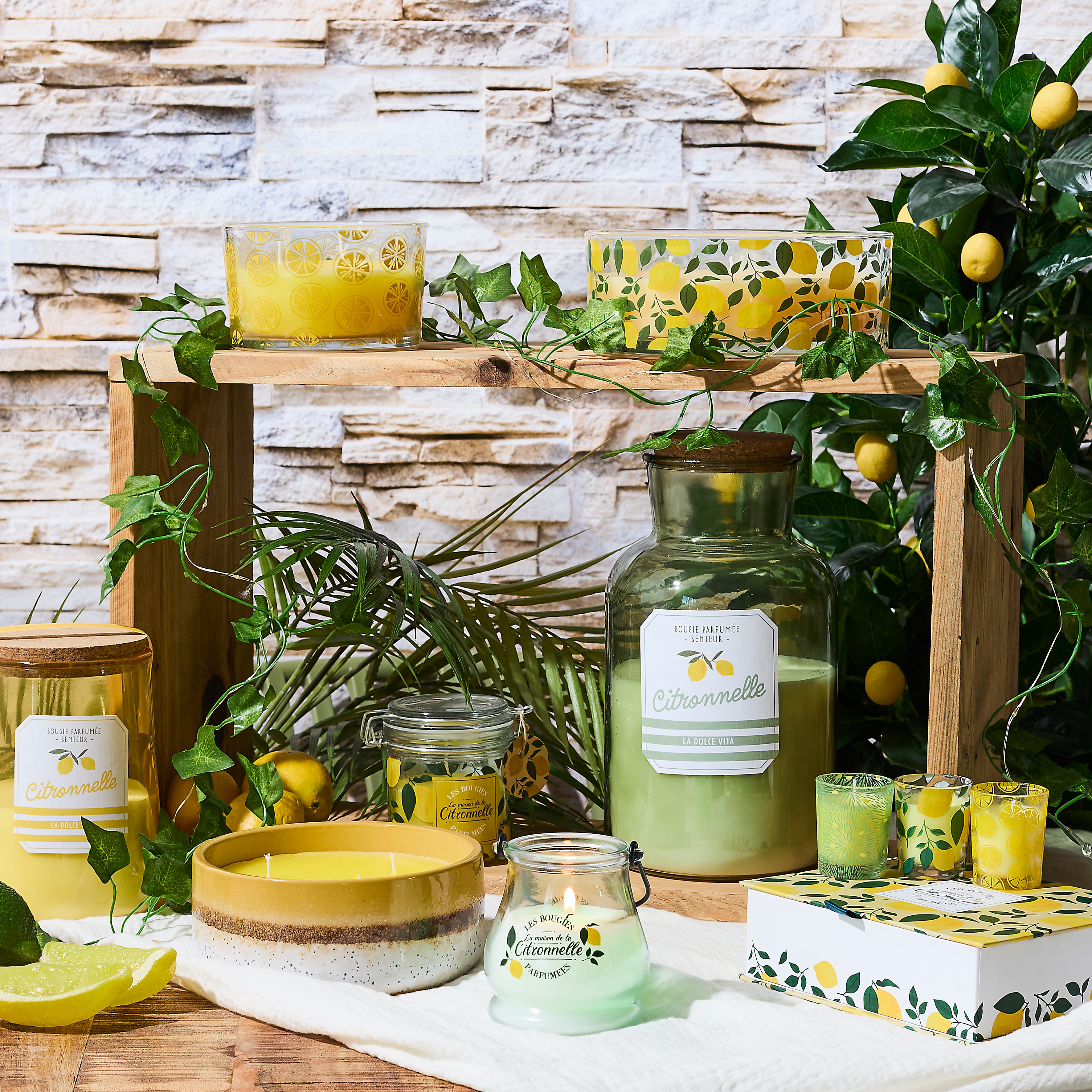 BOUGIE PARFUMEE CERAMIQUE CITRONNELLE