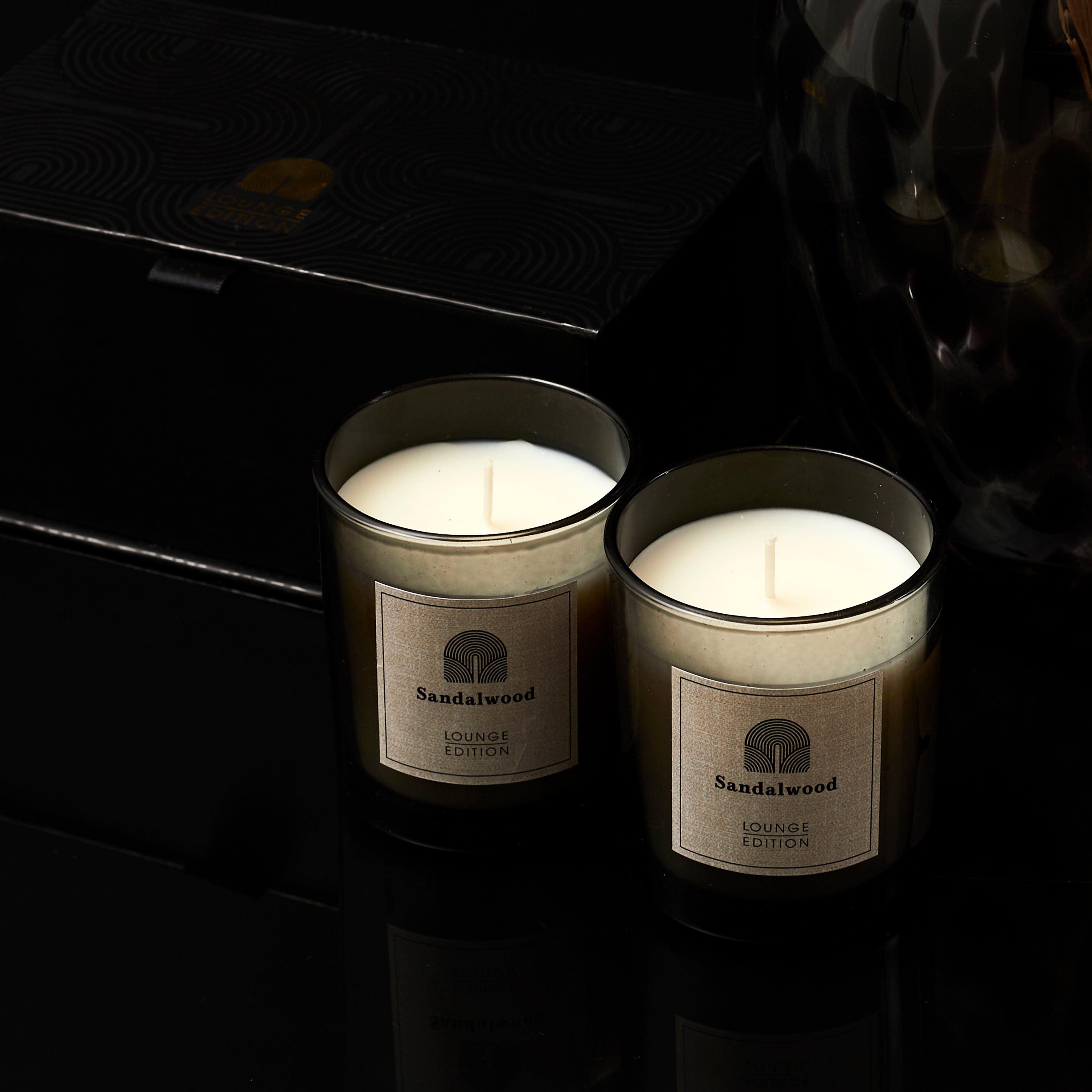 BOUGIE PARFUMEE X2 COFFRET LOUNGE