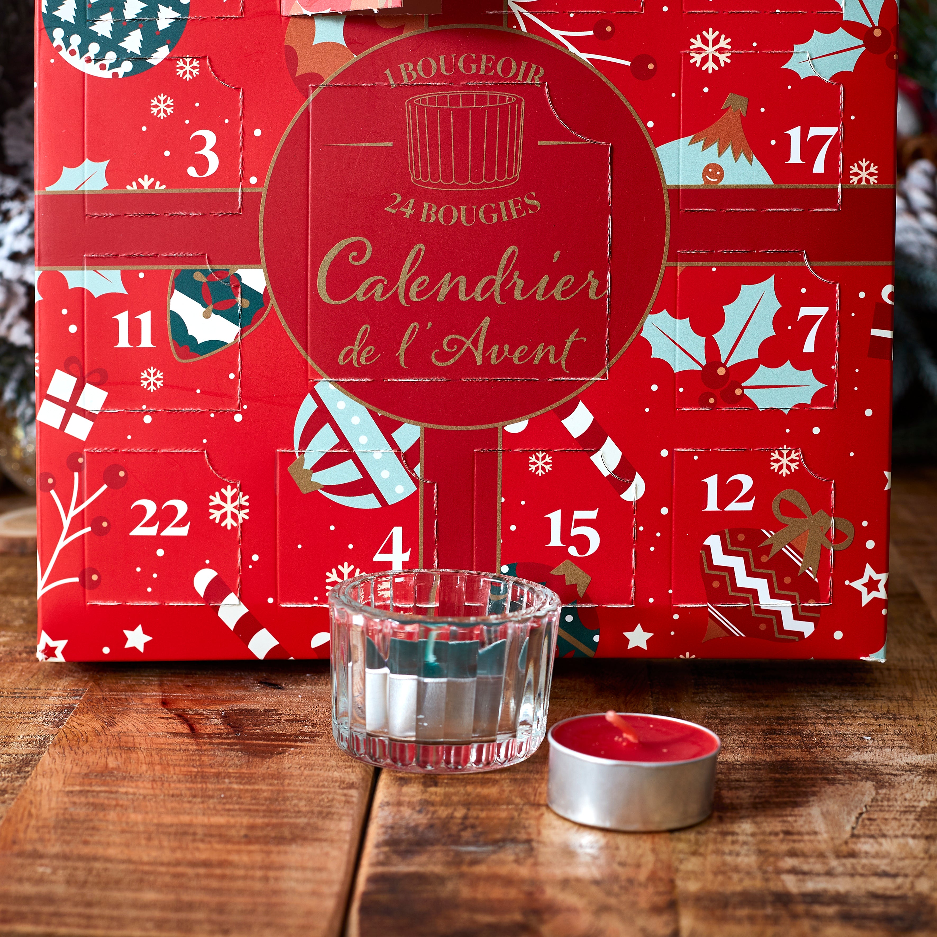 CALENDRIER AVENT PHOTOPHORE ET BOUGIE PARFUMEE