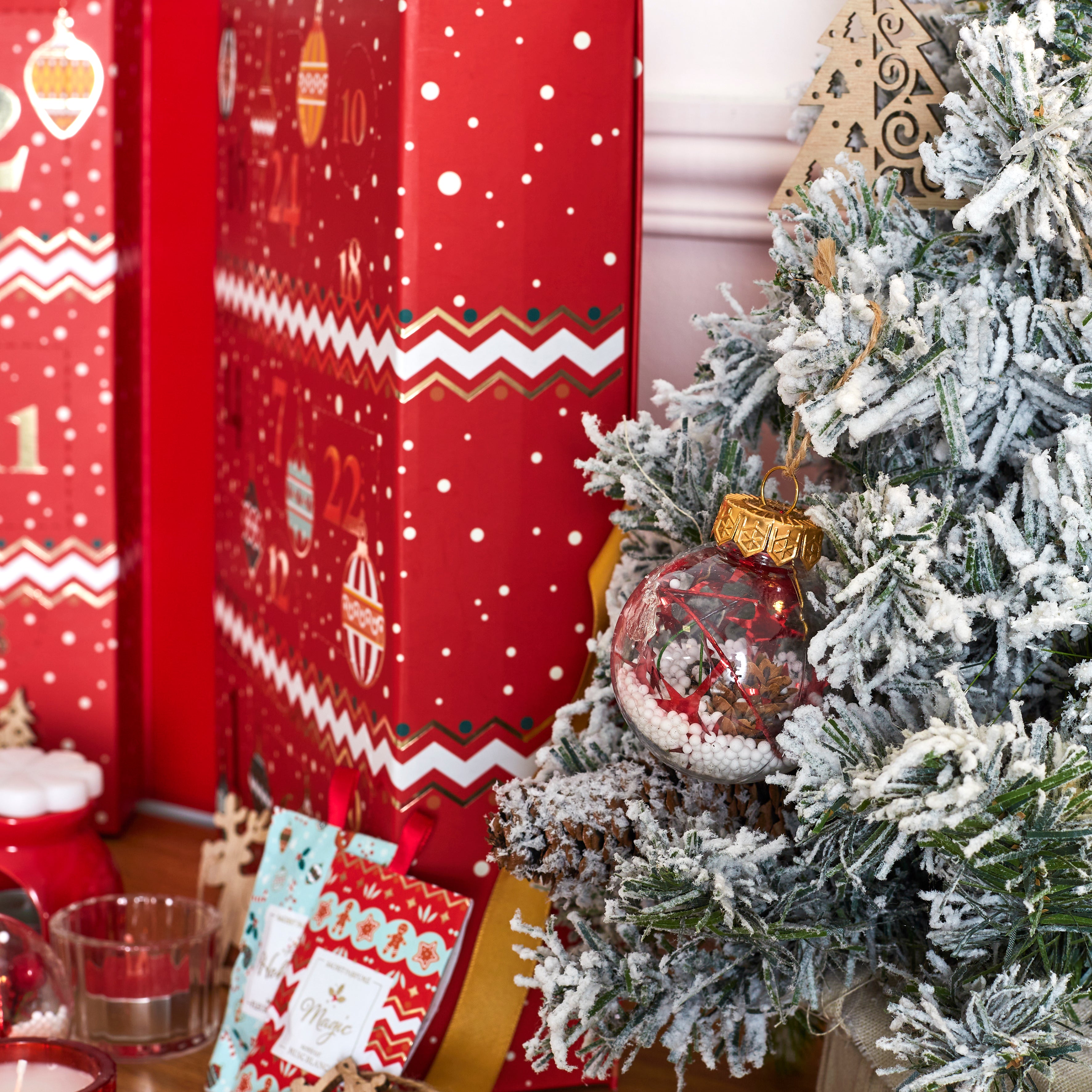 CALENDRIER AVENT BOUGIES ET SURPRISES NOEL TRADI