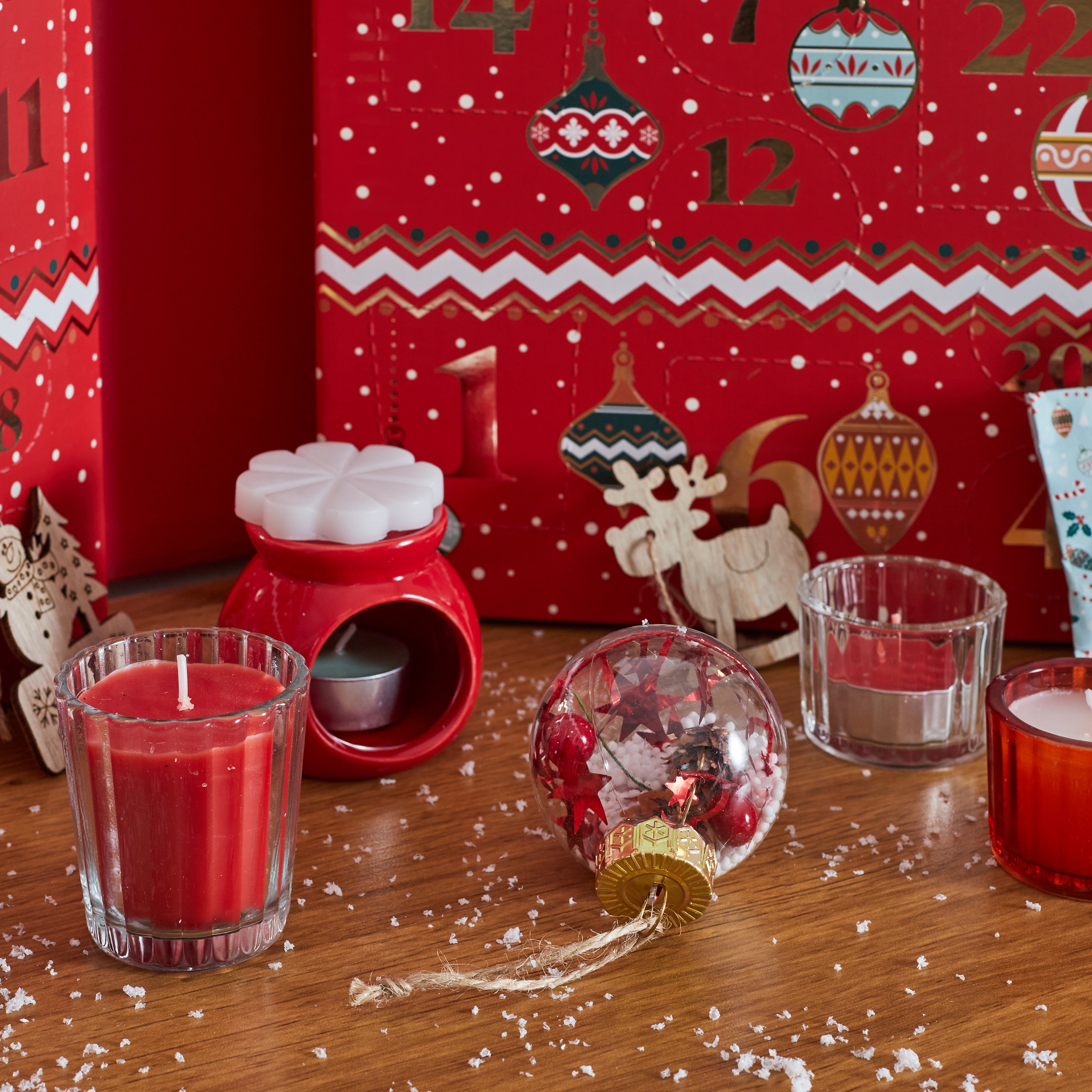 CALENDRIER AVENT BOUGIES ET SURPRISES NOEL TRADI