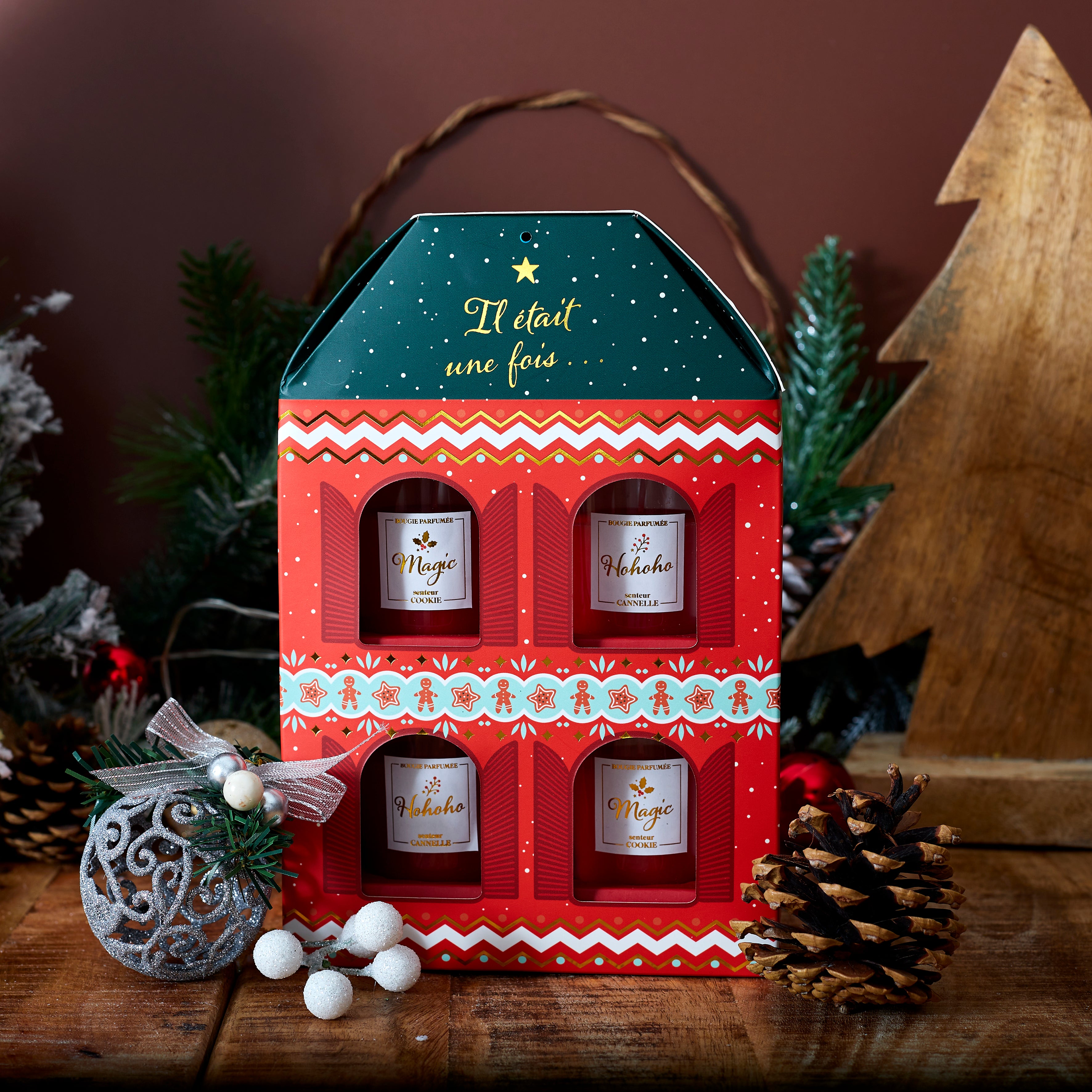 BOUGIE PARFUMEE X4 MAISON NOEL TRADI