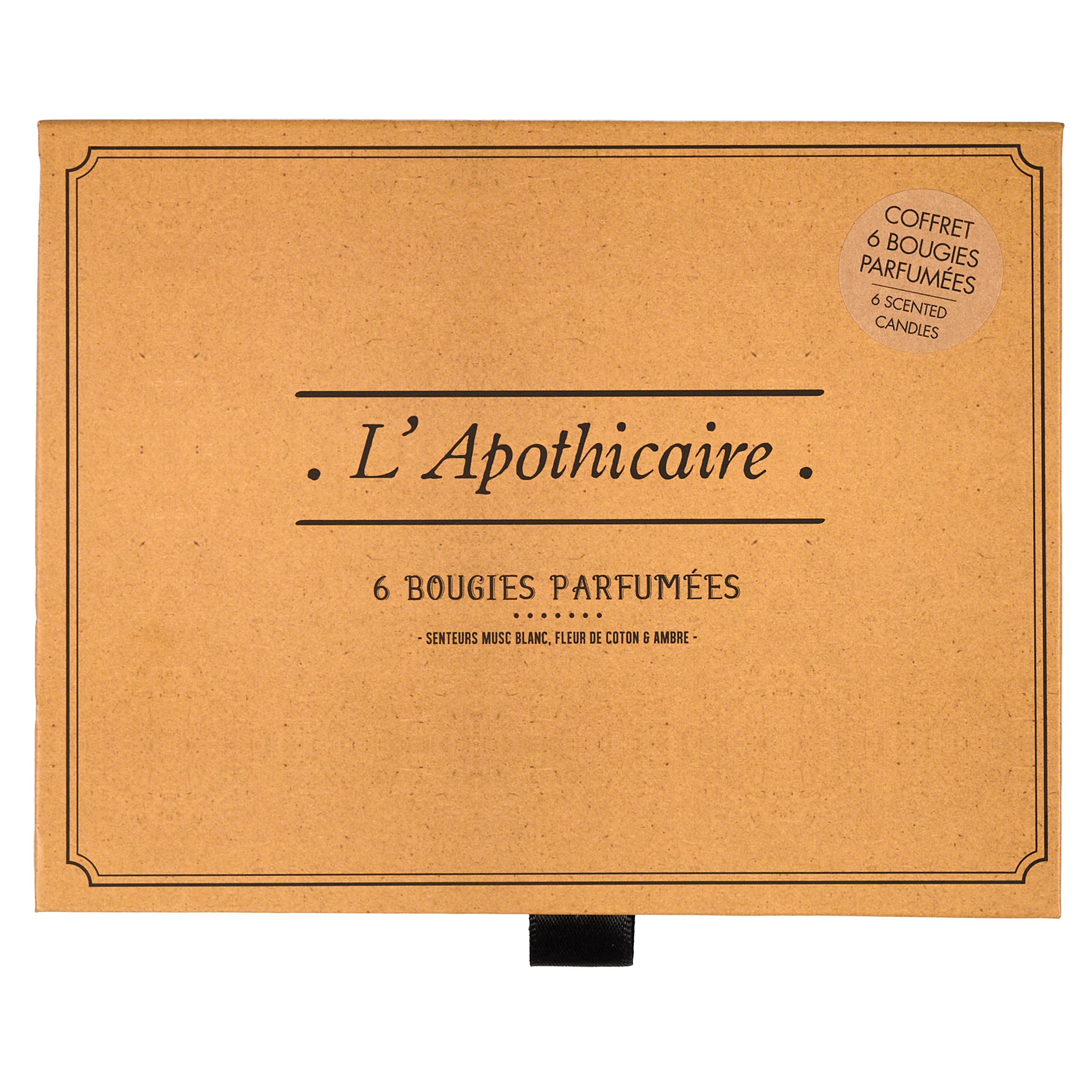 BOUGIE PARFUMEE X6 COFFRET APOTHICAIRE