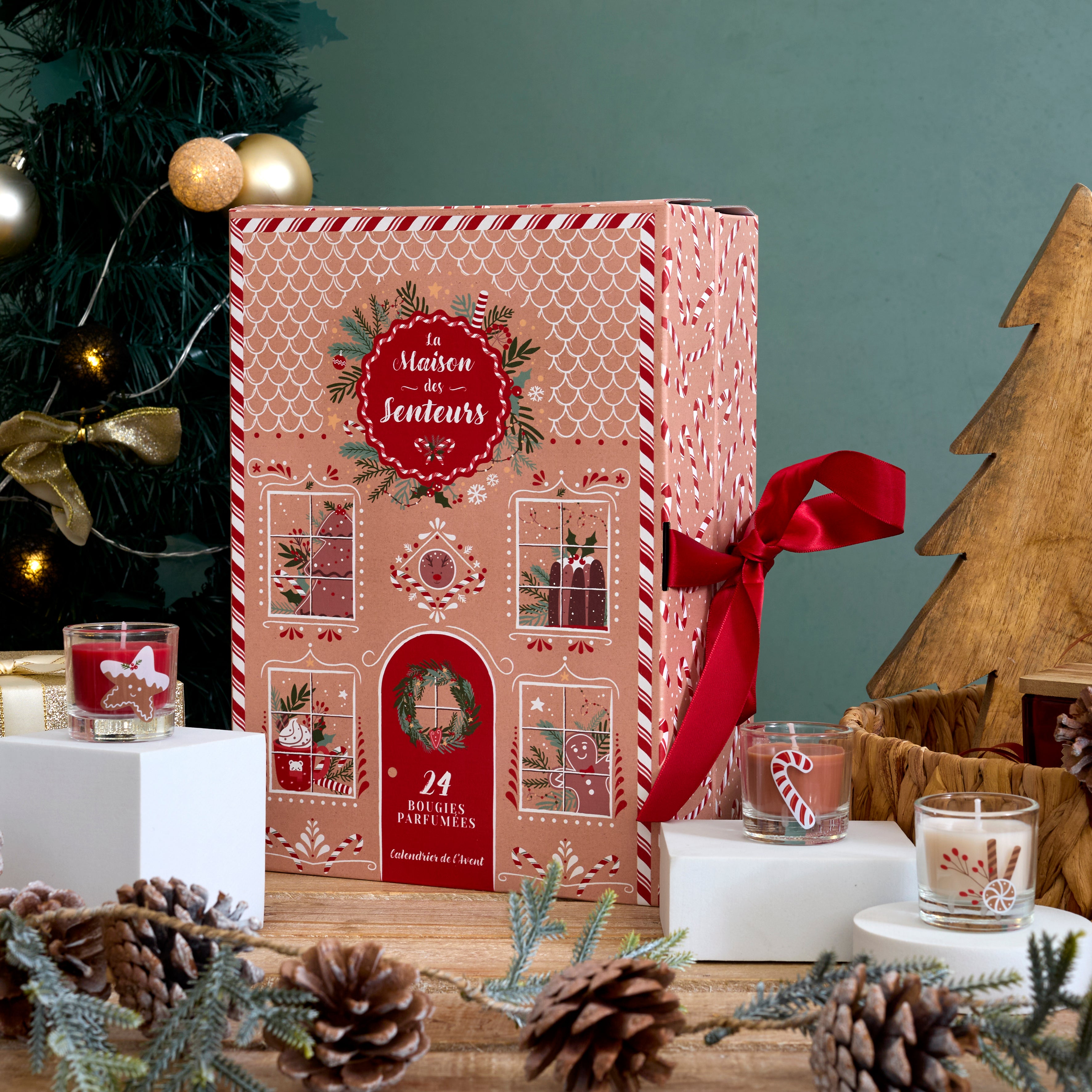 CALENDRIER BOUGIE PARFUMEE X24 NOEL GINGER