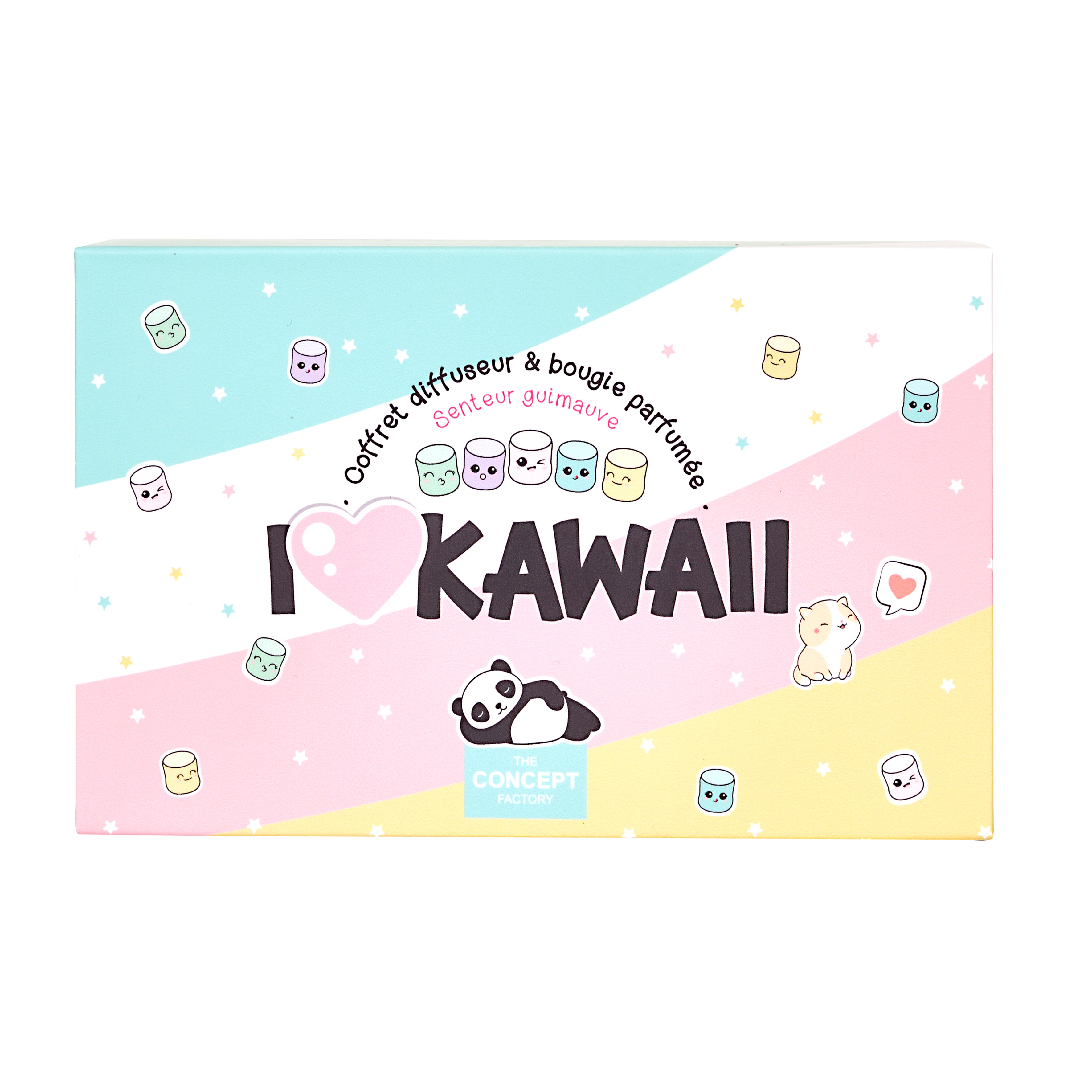 BOUGIE PARFUMEE ET DIFFUSEUR COFFRET KAWAII