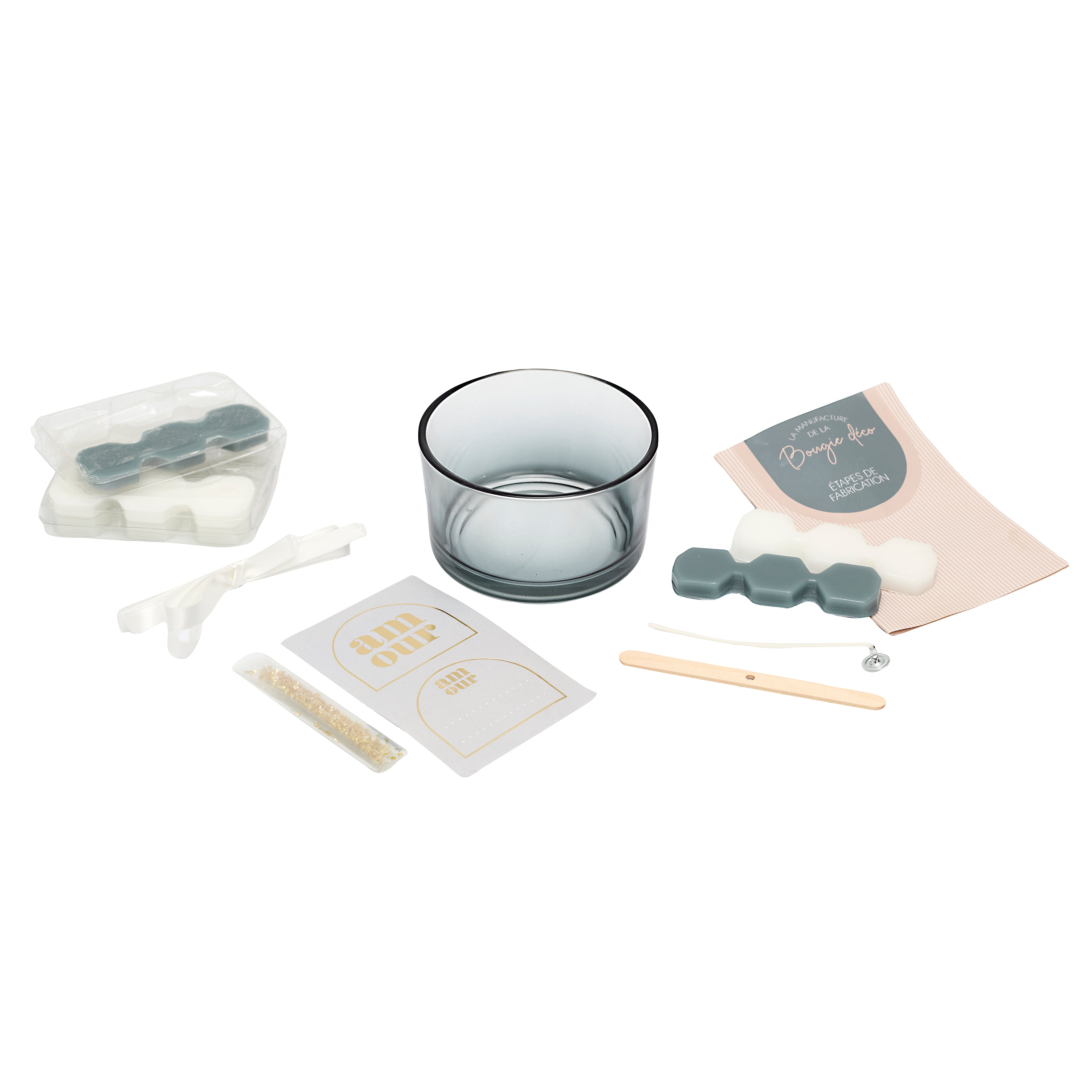 BOUGIE PIERRE A FAIRE SOI MEME COFFRET DIY