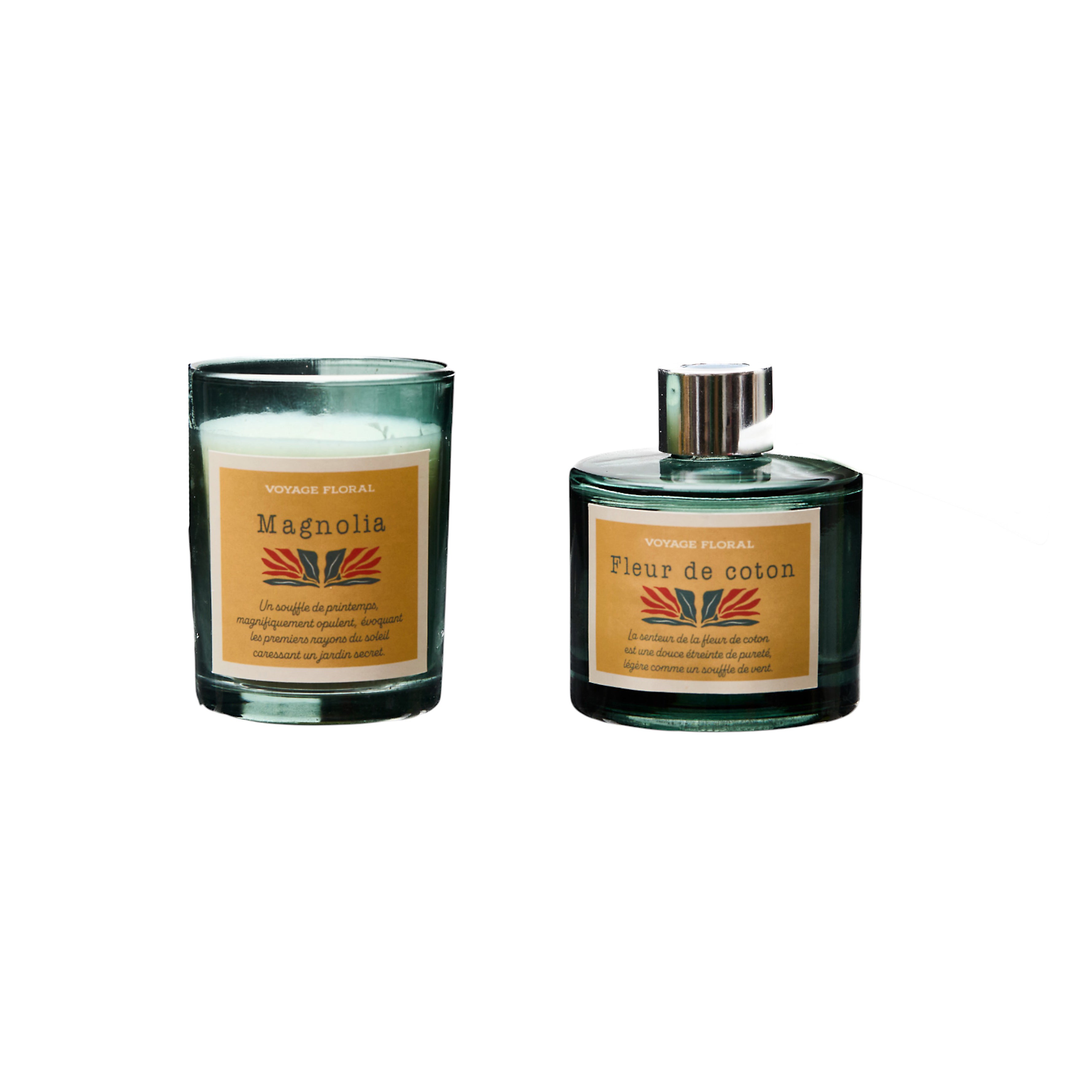 BOUGIE PARFUMEE ET DIFFUSEUR COFFRET FLOWER