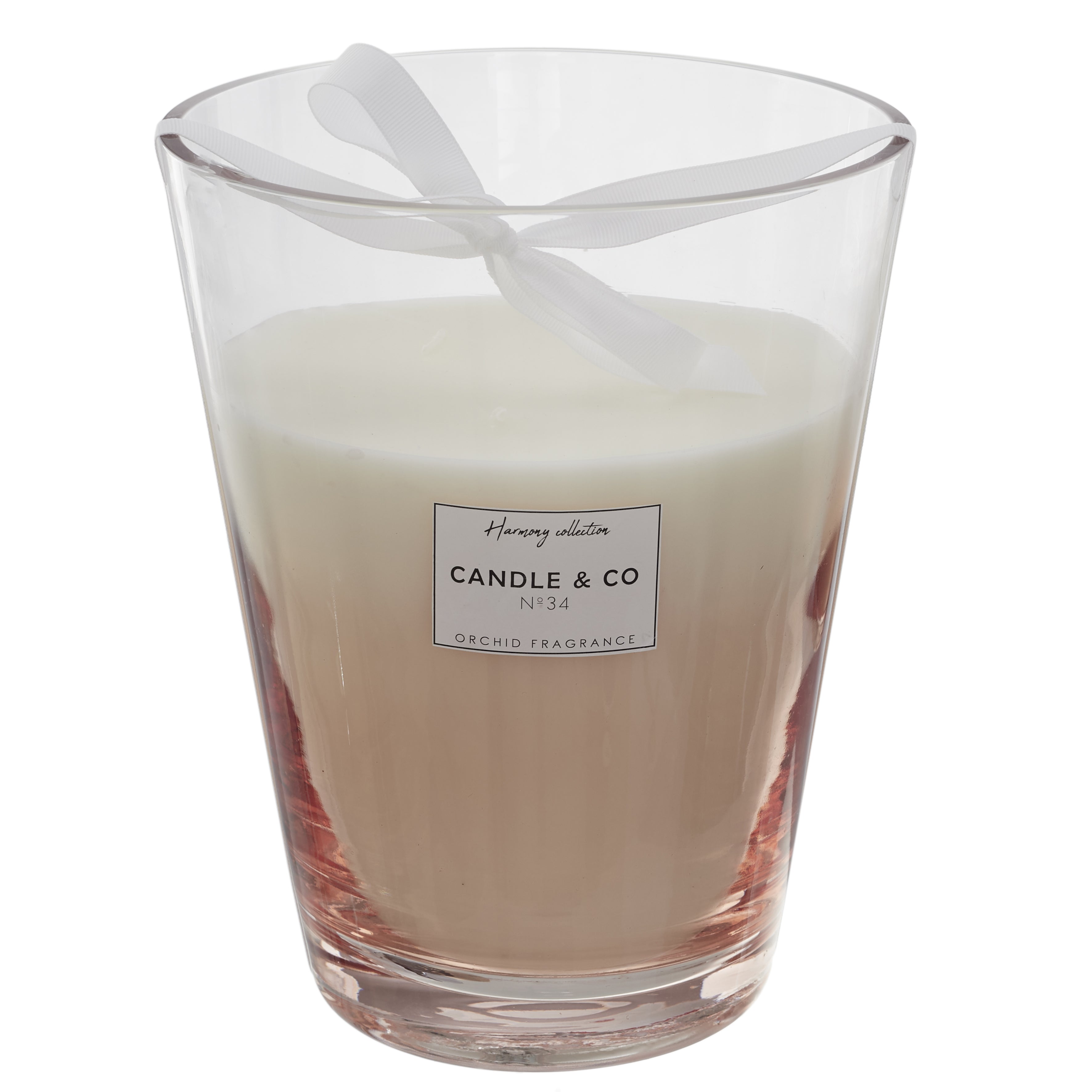 BOUGIE PARFUMEE VASE BEIGE HARMONY H23CM