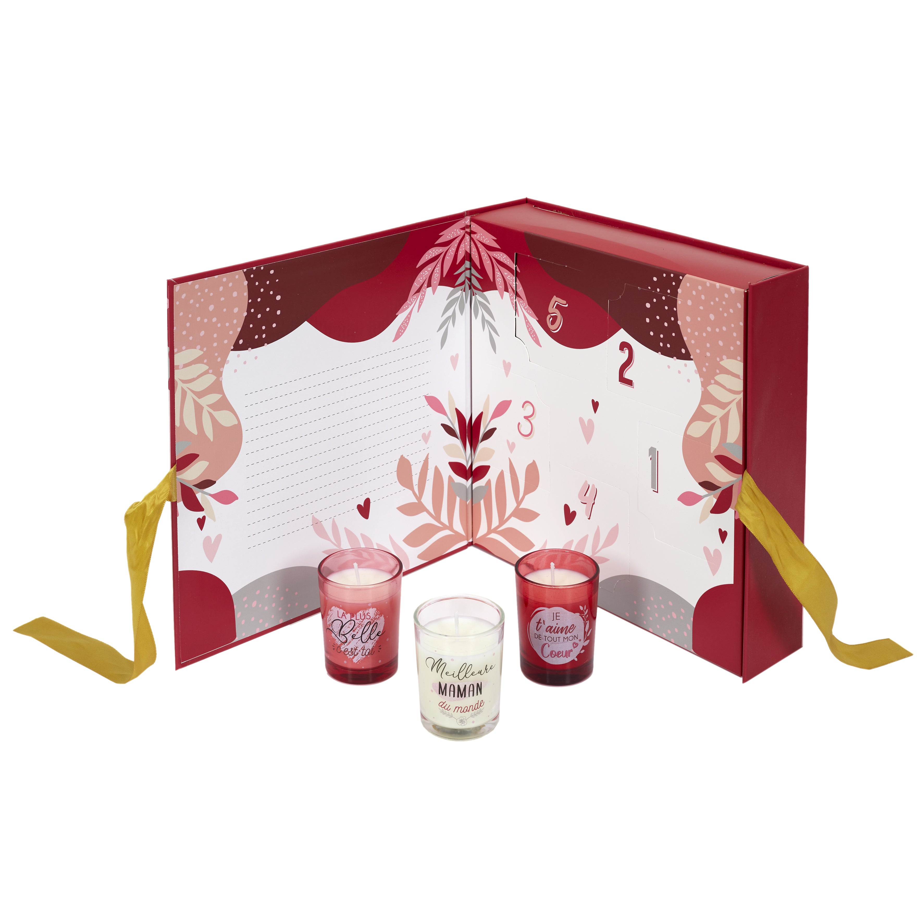 BOUGIE PARFUMEE X5 CALENDRIER MAMAN