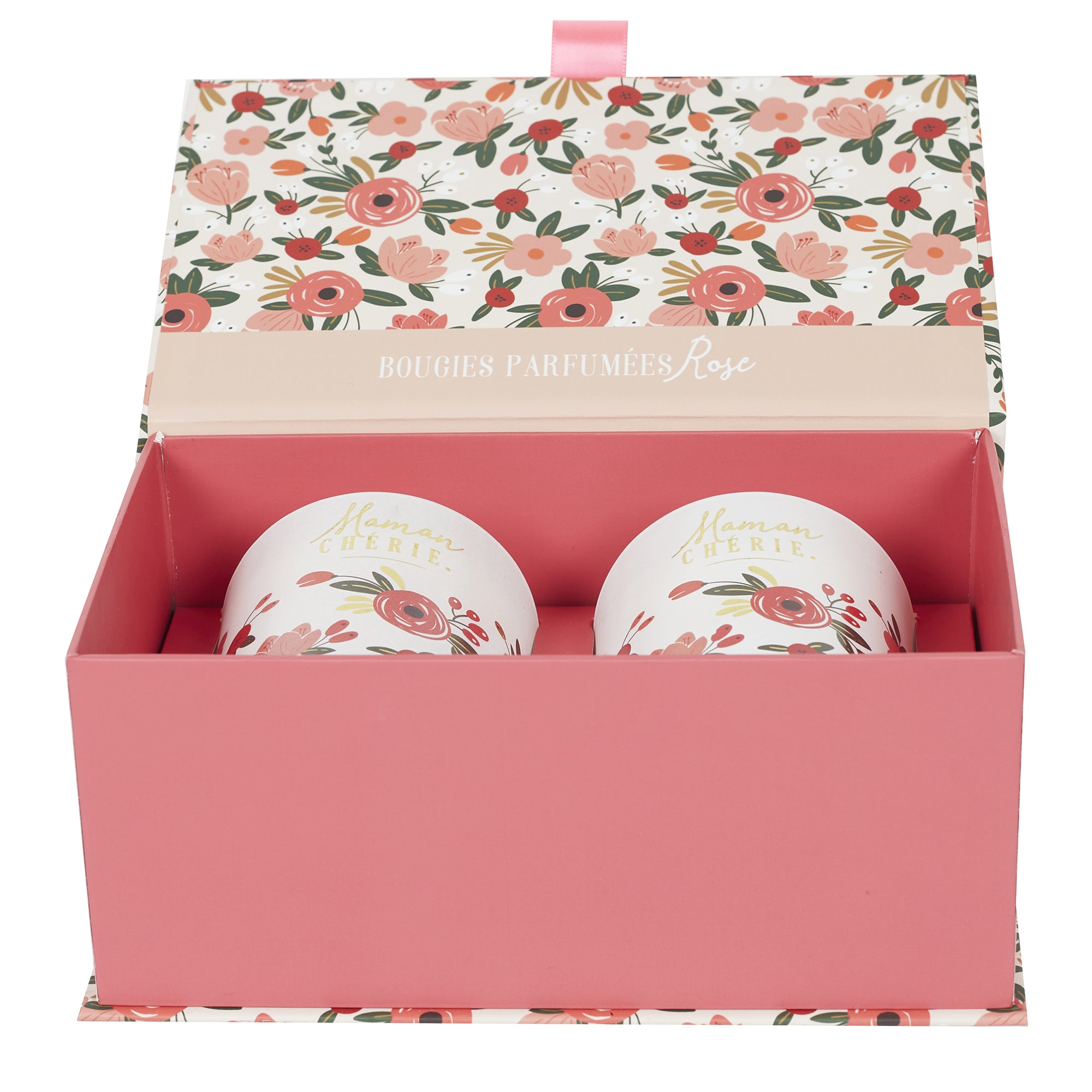 BOUGIE PARFUMEE X2 COFFRET MAMAN CHERIE