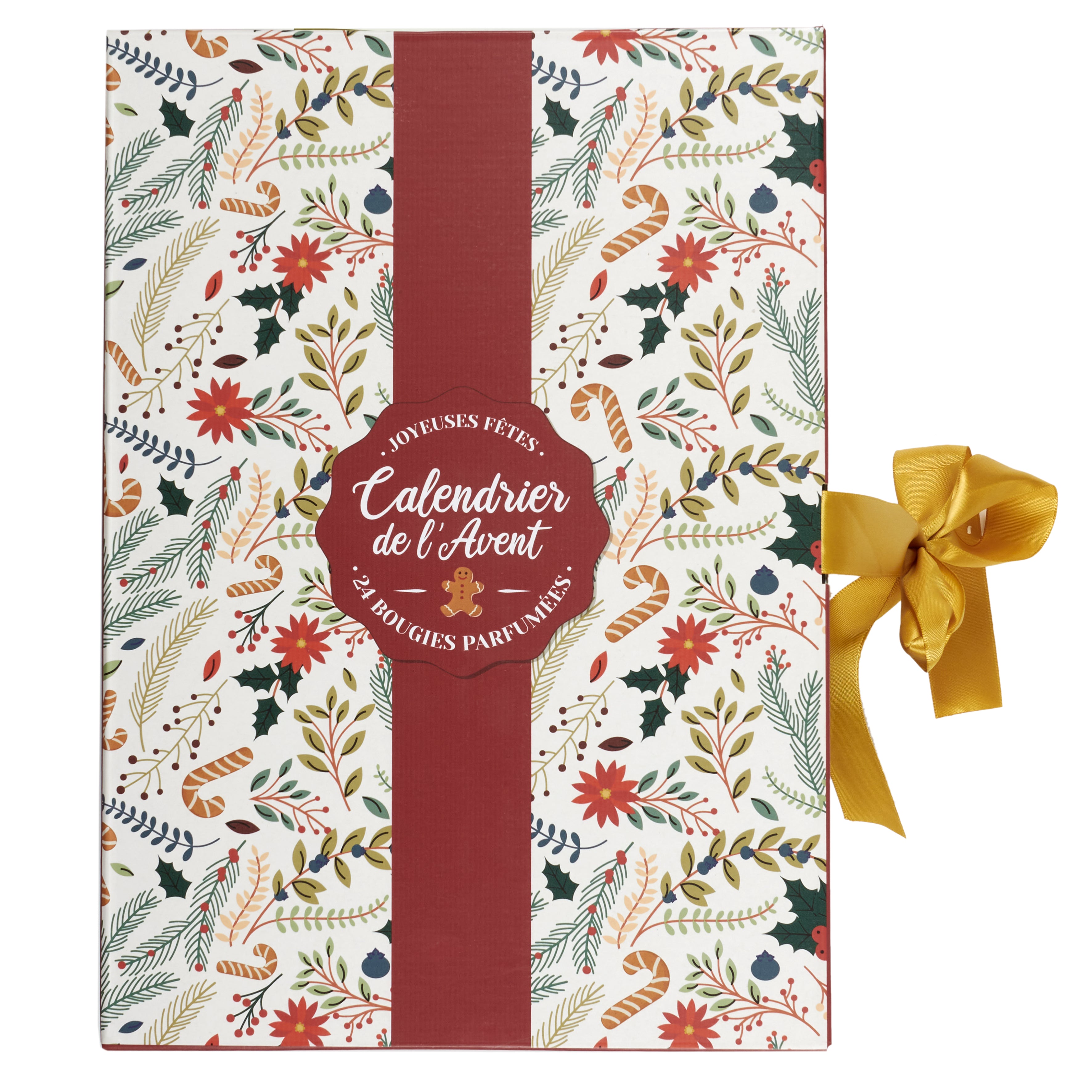 BOUGIE PARFURMEE X24 CALENDRIER NOEL GOURMAND