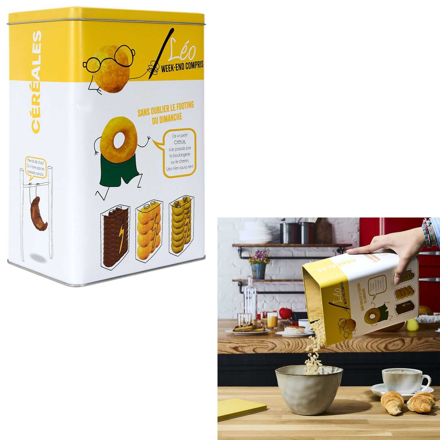 BOITE METAL CEREALES LUDIQUE