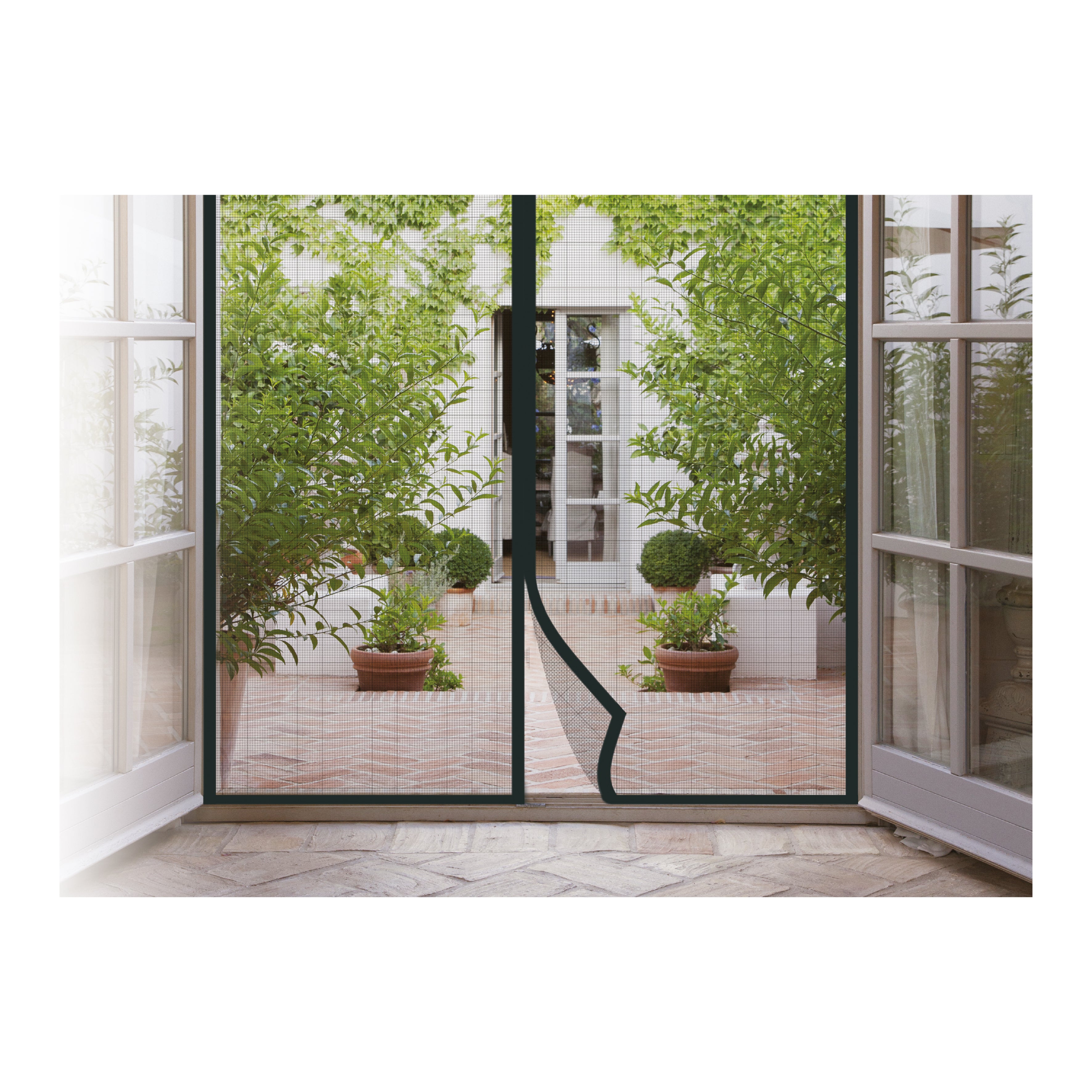 MOUSTIQUAIRE MAGNETIQUE POUR PORTE 200X100CM