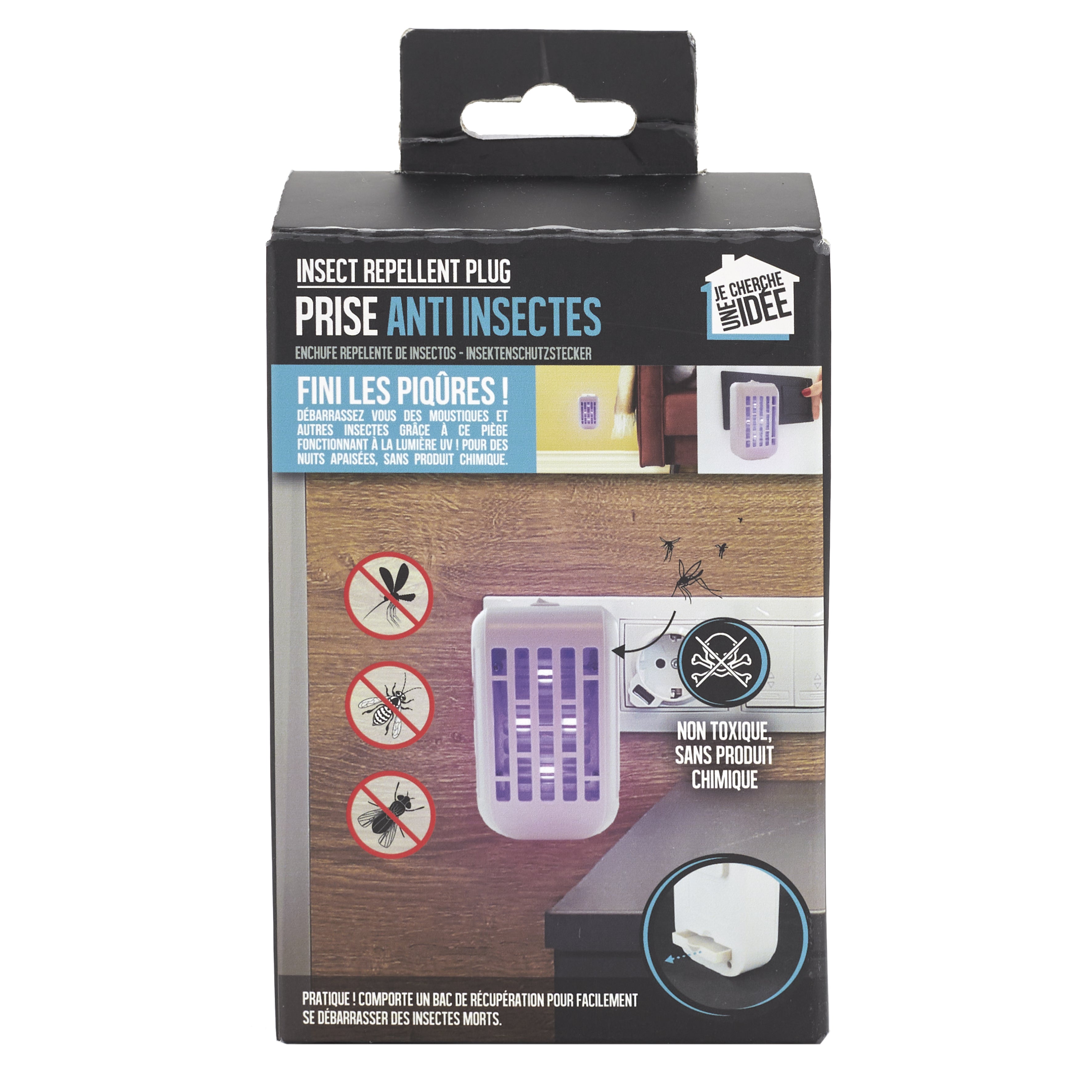 PRISE ANTI INSECTES LAMPE LED