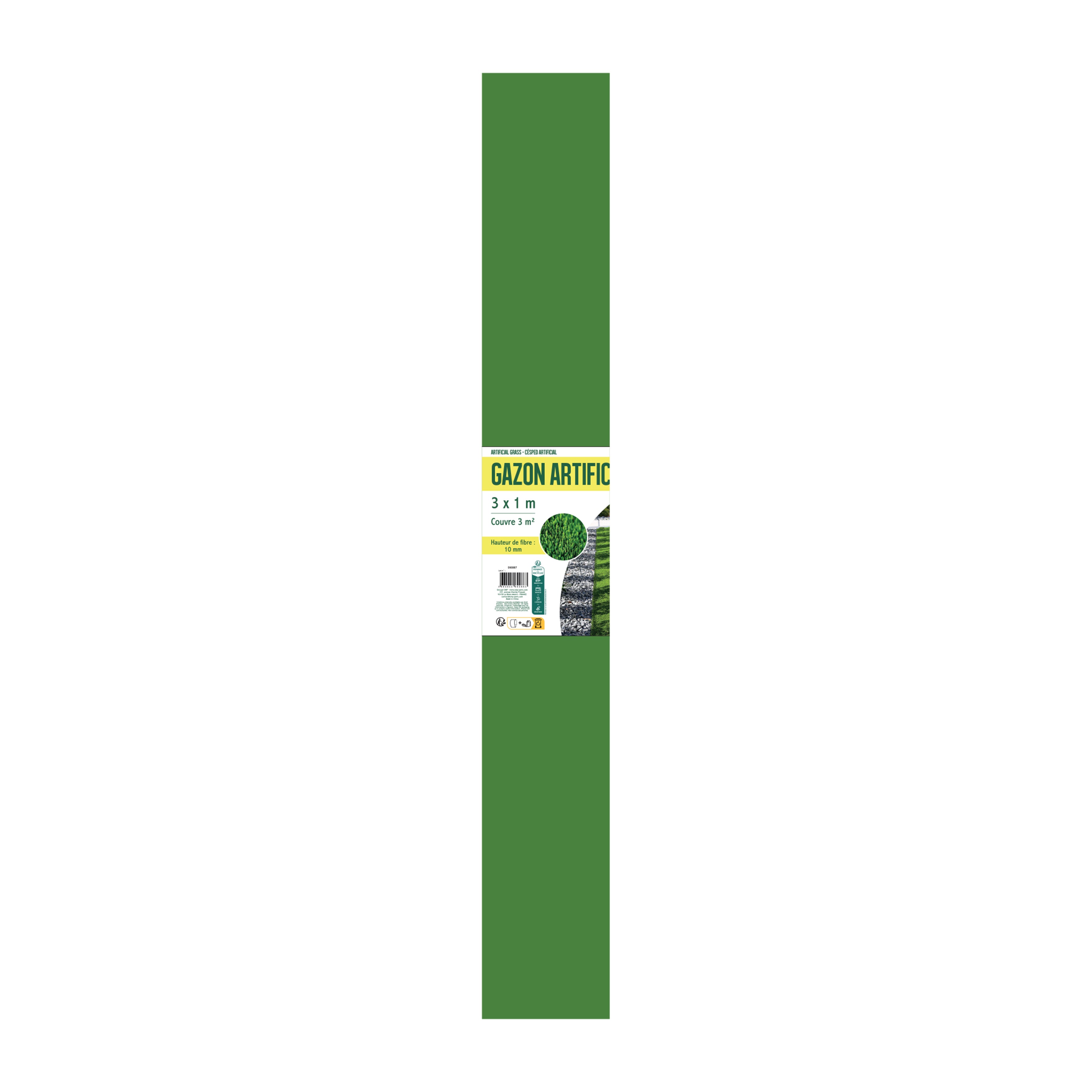 GAZON ARTIFICIEL 300X100CM HAUTEUR 1CM