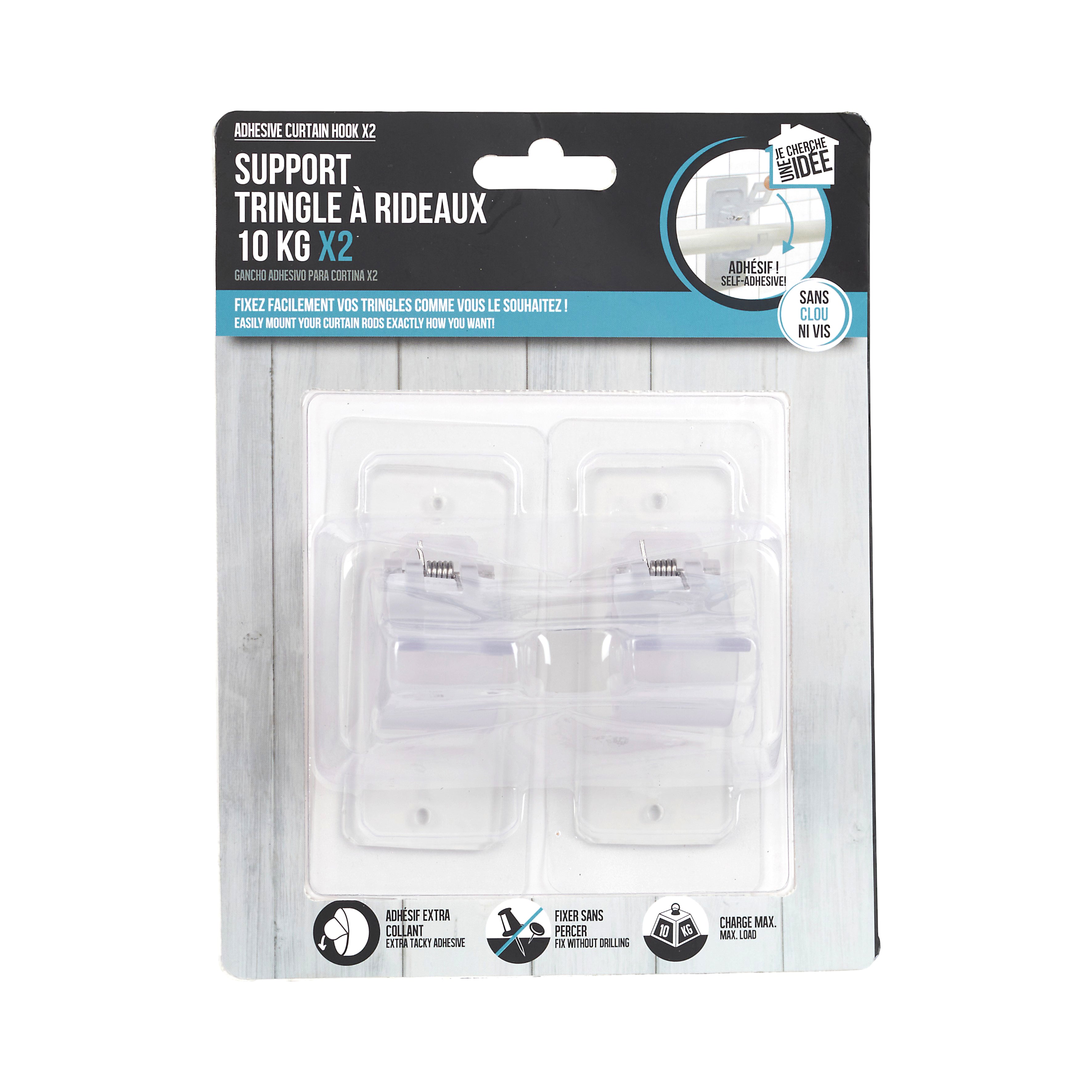 SUPPORT TRINGLE A RIDEAUX X2 10KG