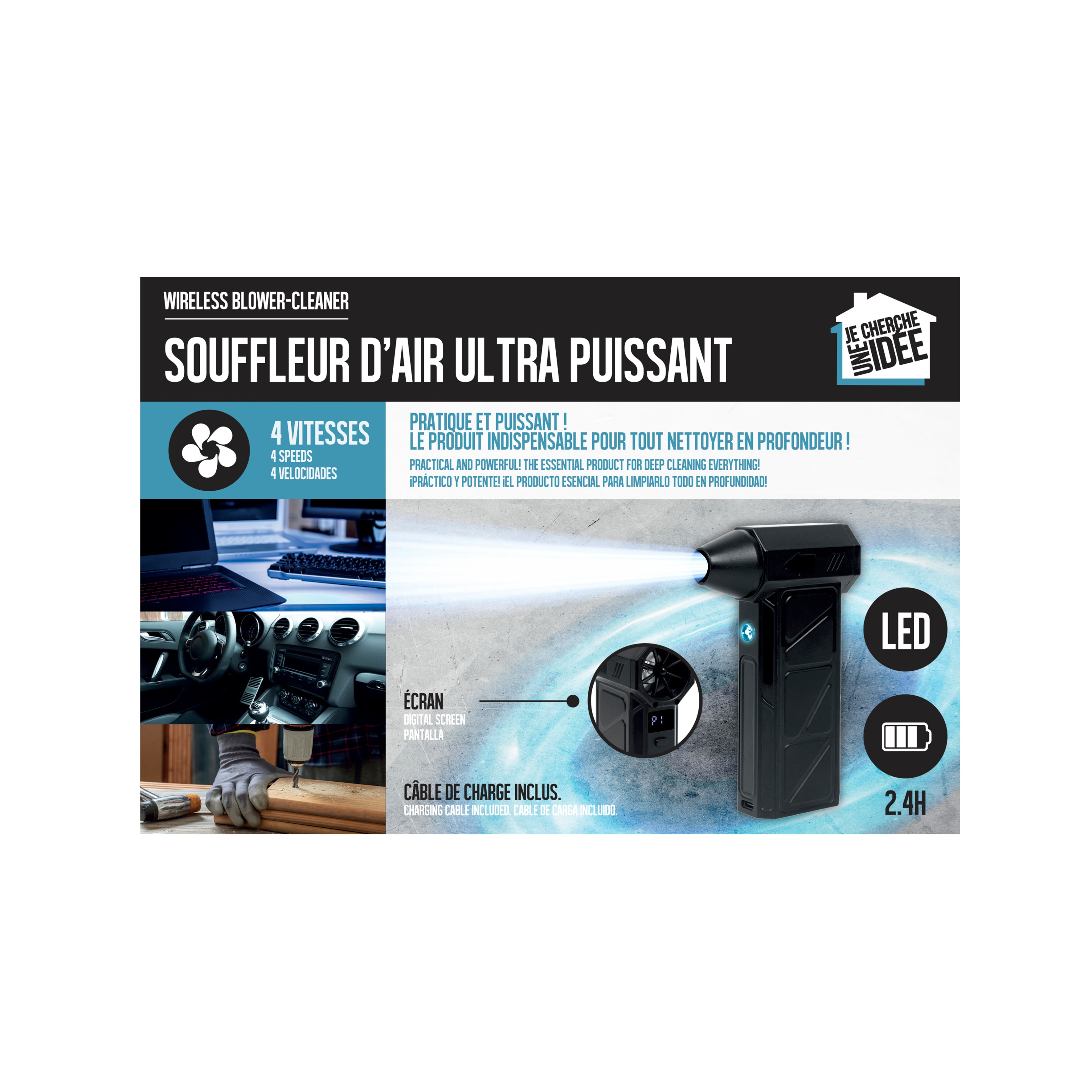 SOUFFLEUR ULTRA PUISSANT PORTABLE