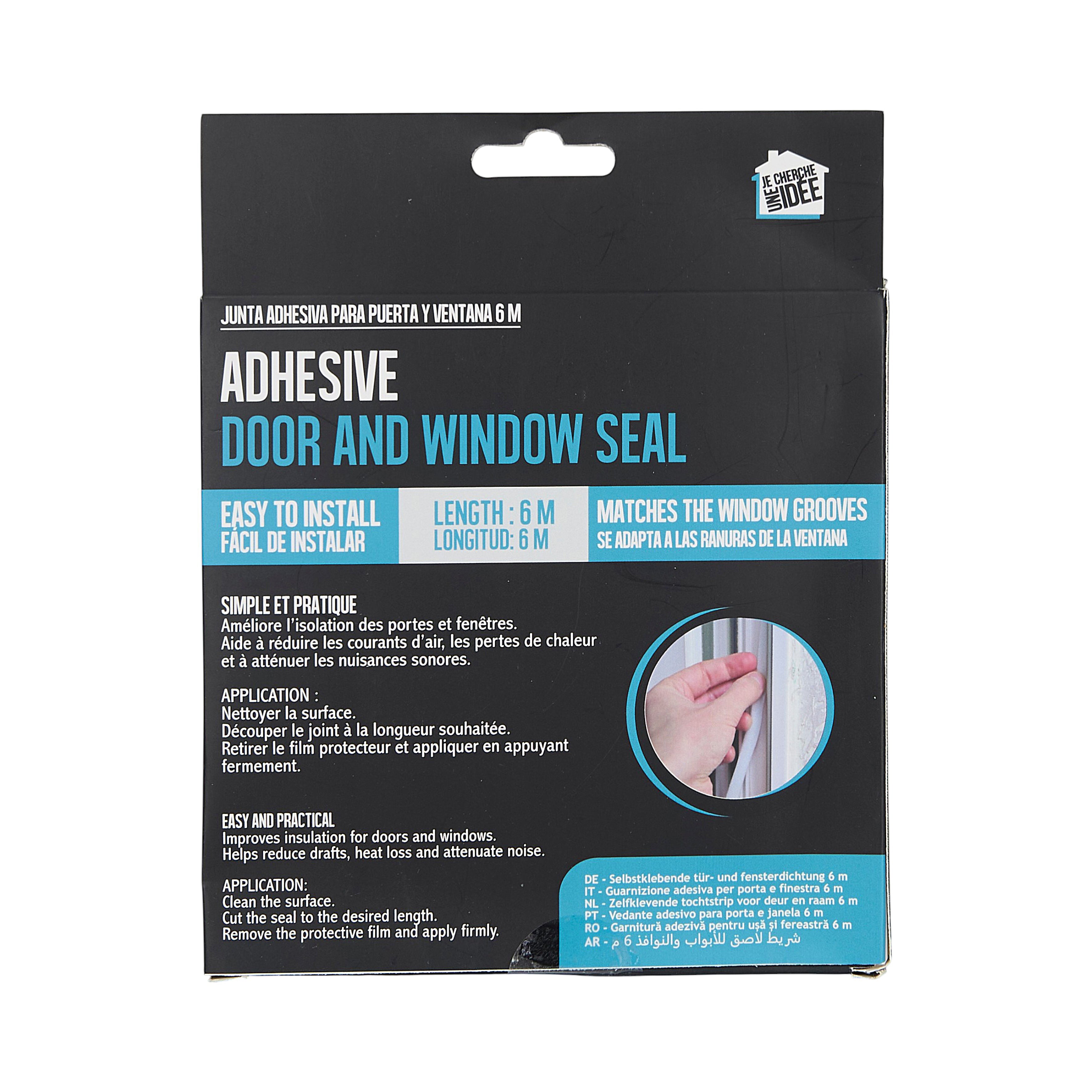 JOINT ADHESIF PORTE ET FENETRE 6M