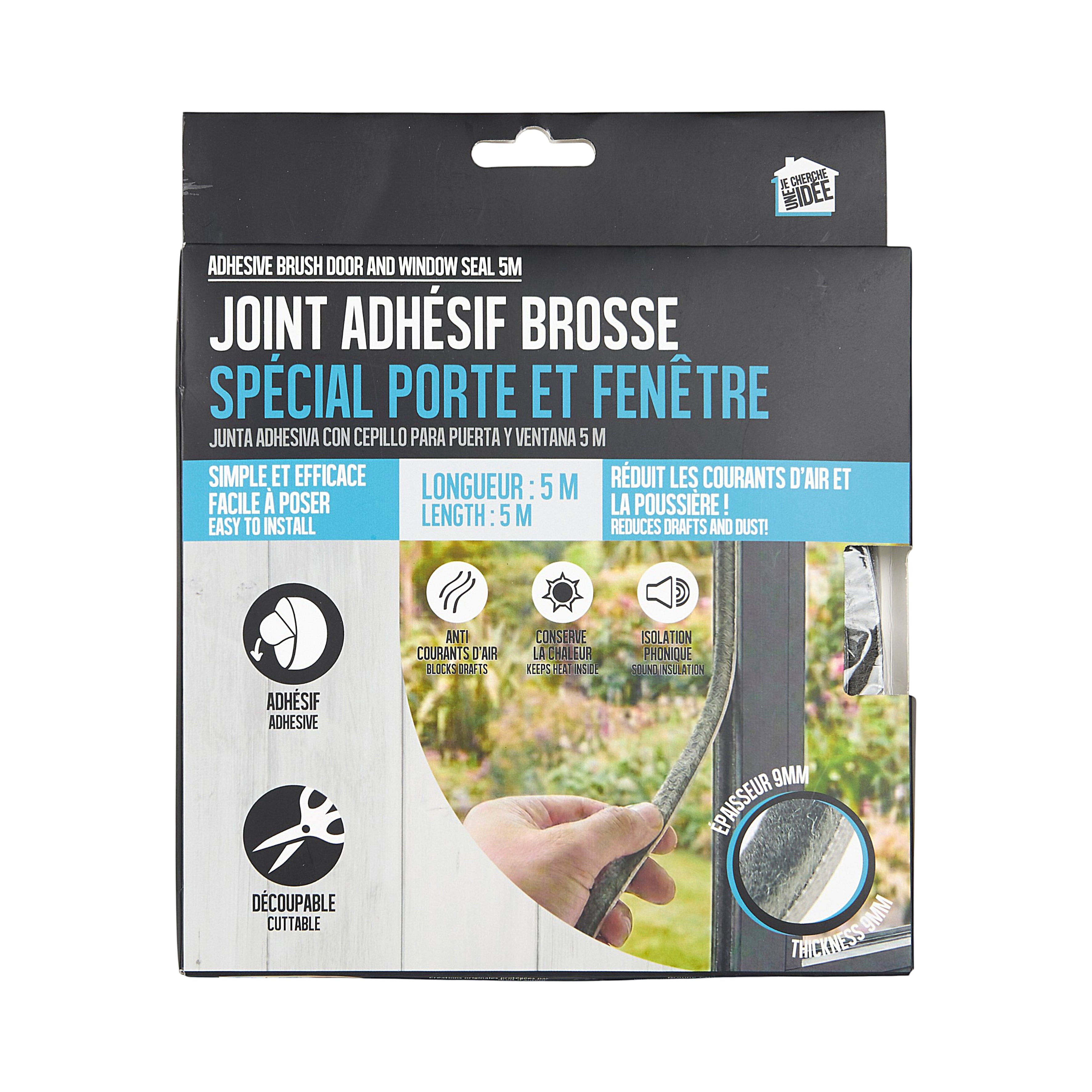 JOINT ADHESIF BROSSE FENETRE ET PORTE 5M