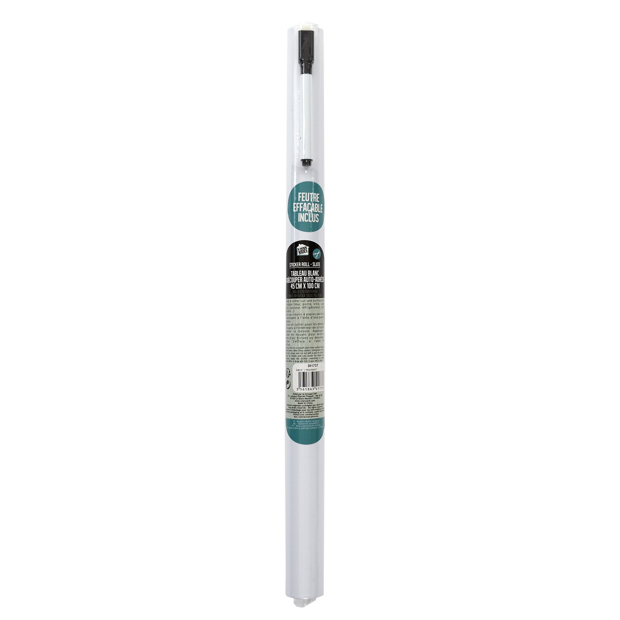 ROULEAU STICKER TABLEAU BLANC 45X100CM