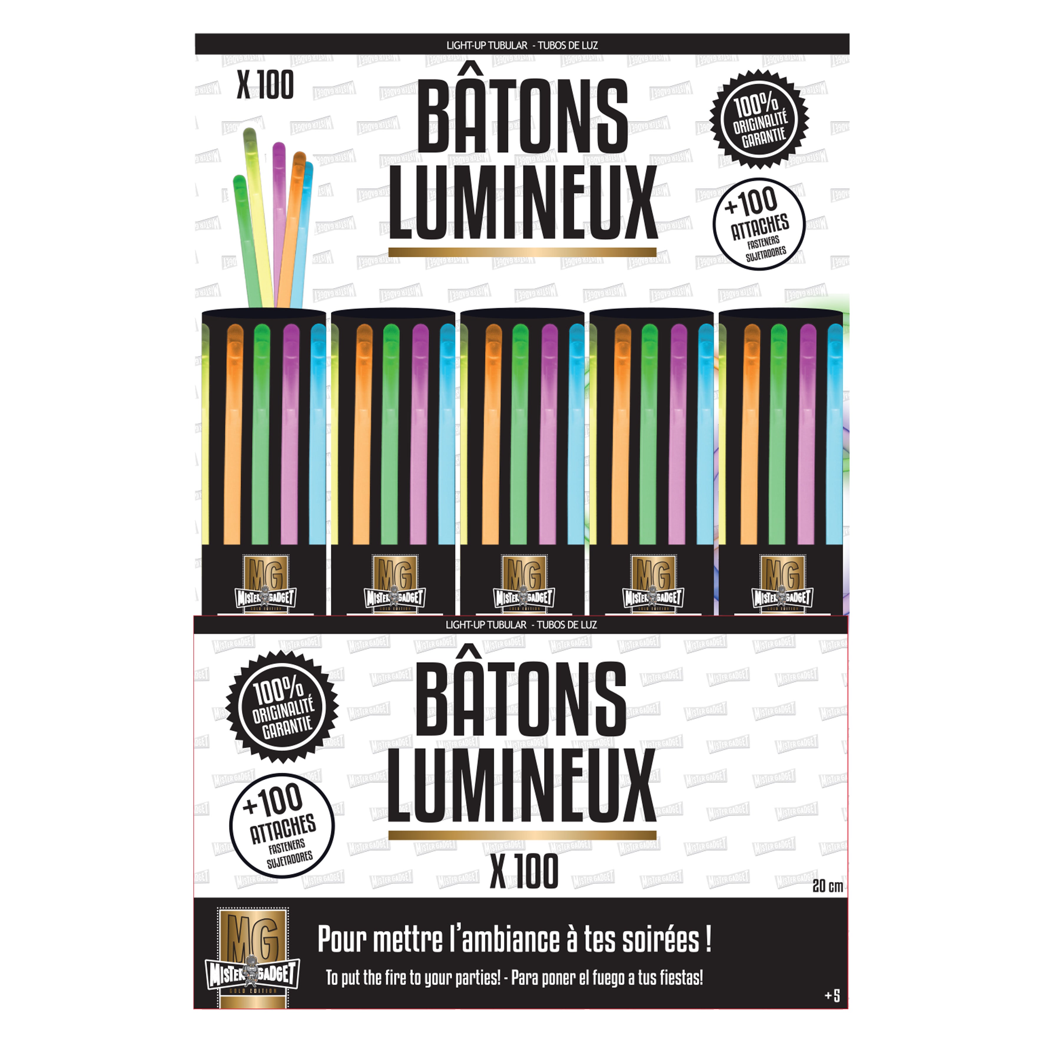 LUMIOSTICK MULTICOLORE X100