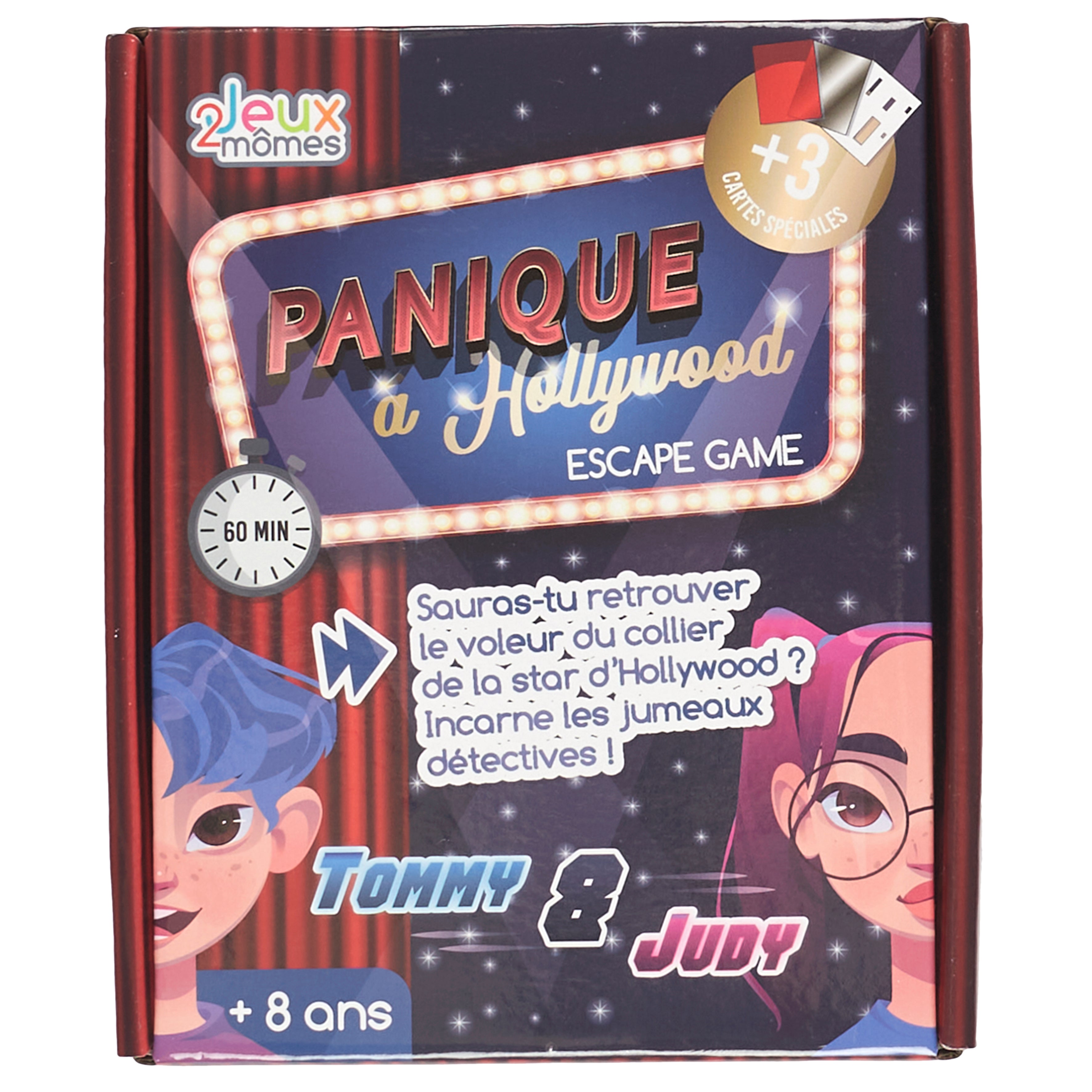 JEU ESCAPE GAME ENFANT PANIQUE A HOLLYWOOD