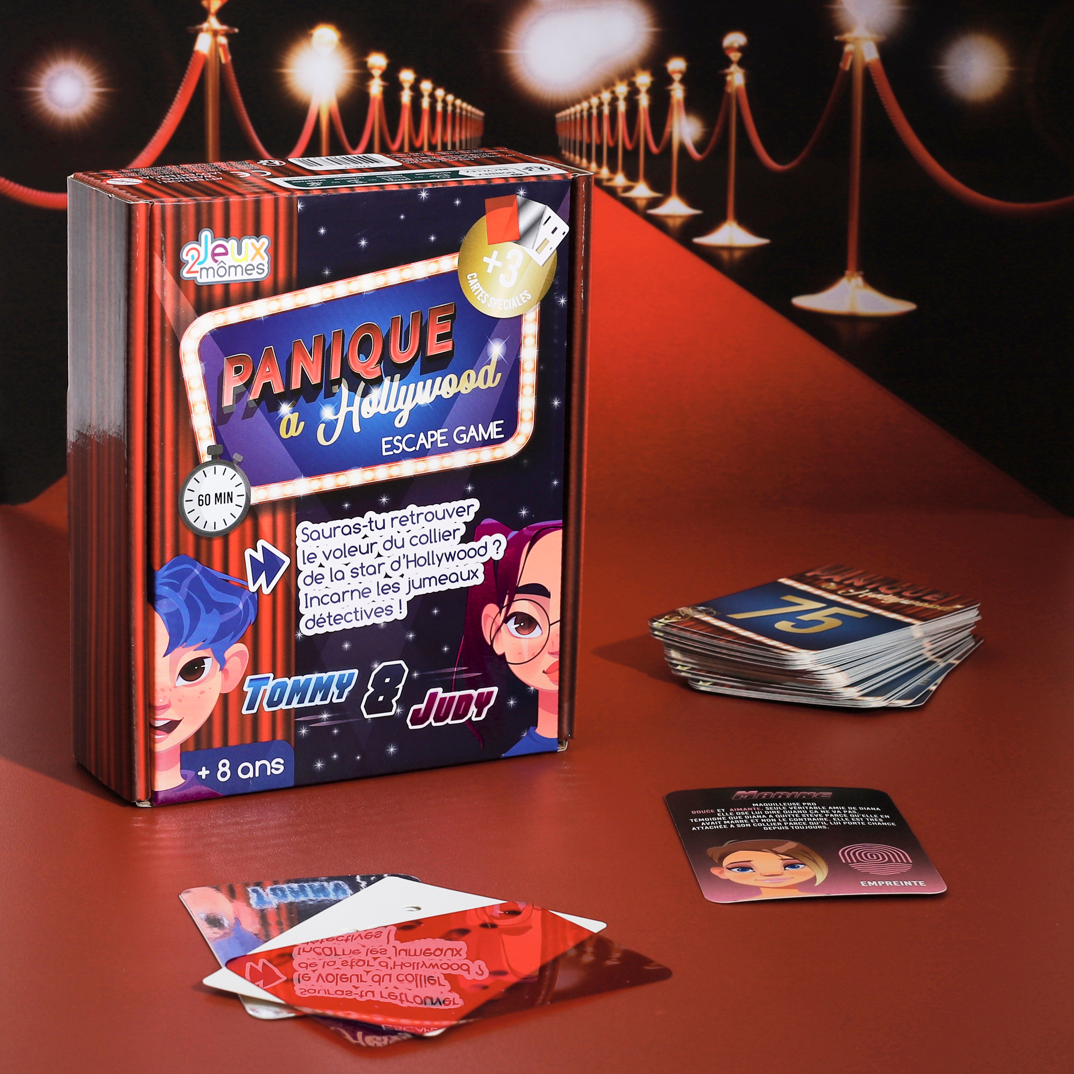 JEU ESCAPE GAME ENFANT PANIQUE A HOLLYWOOD