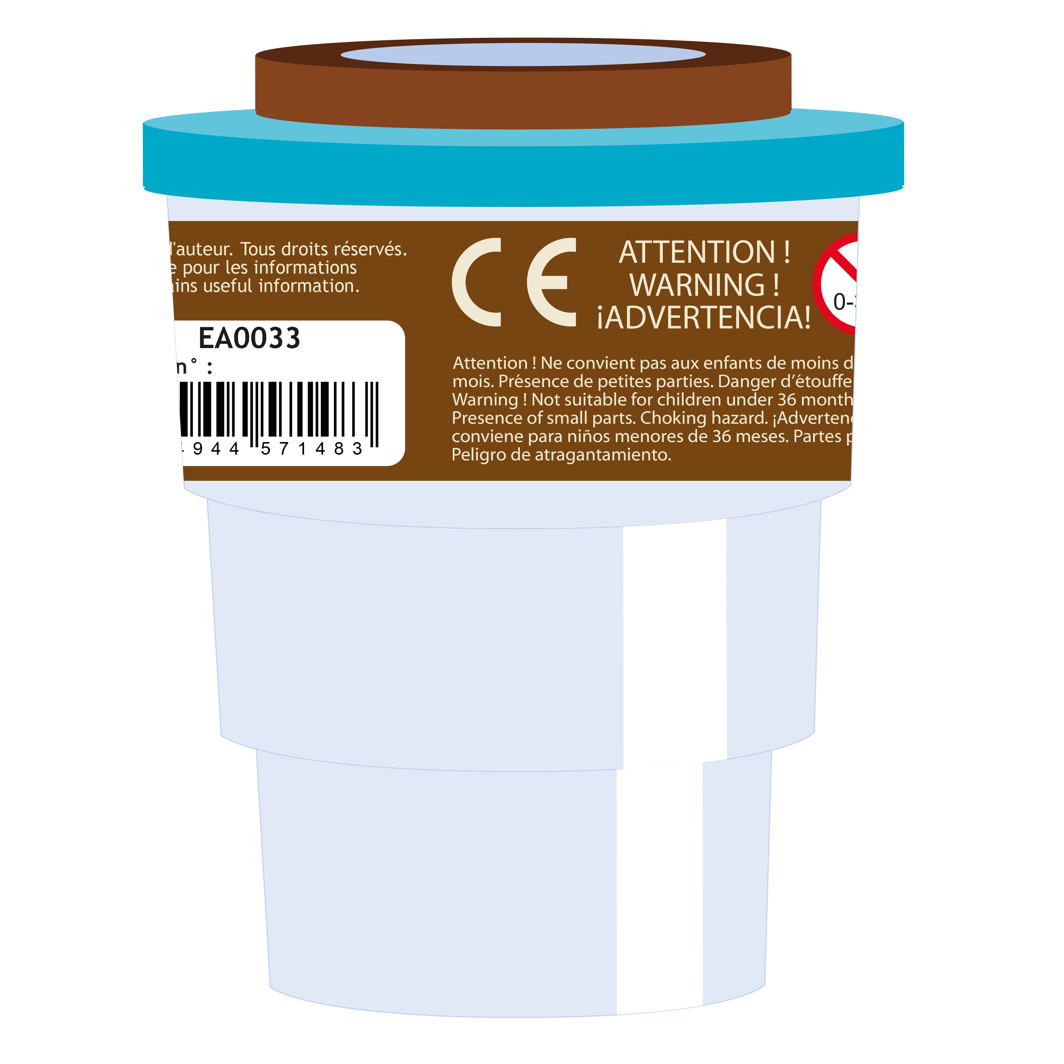 PETIT POT AVEC LOUPE POUR INSECTE