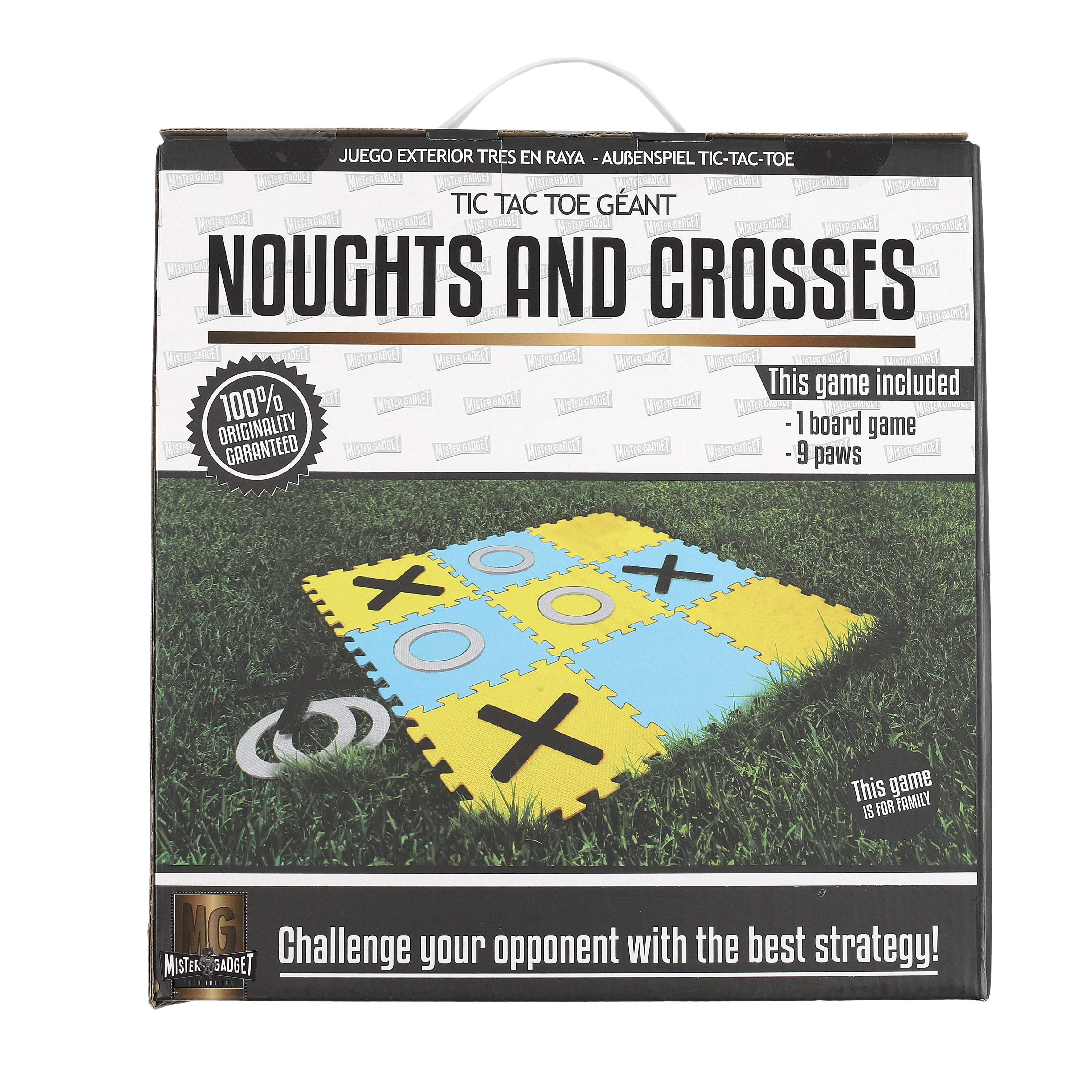 JEU EXTERIEUR TIC TAC TOE 32X32CM