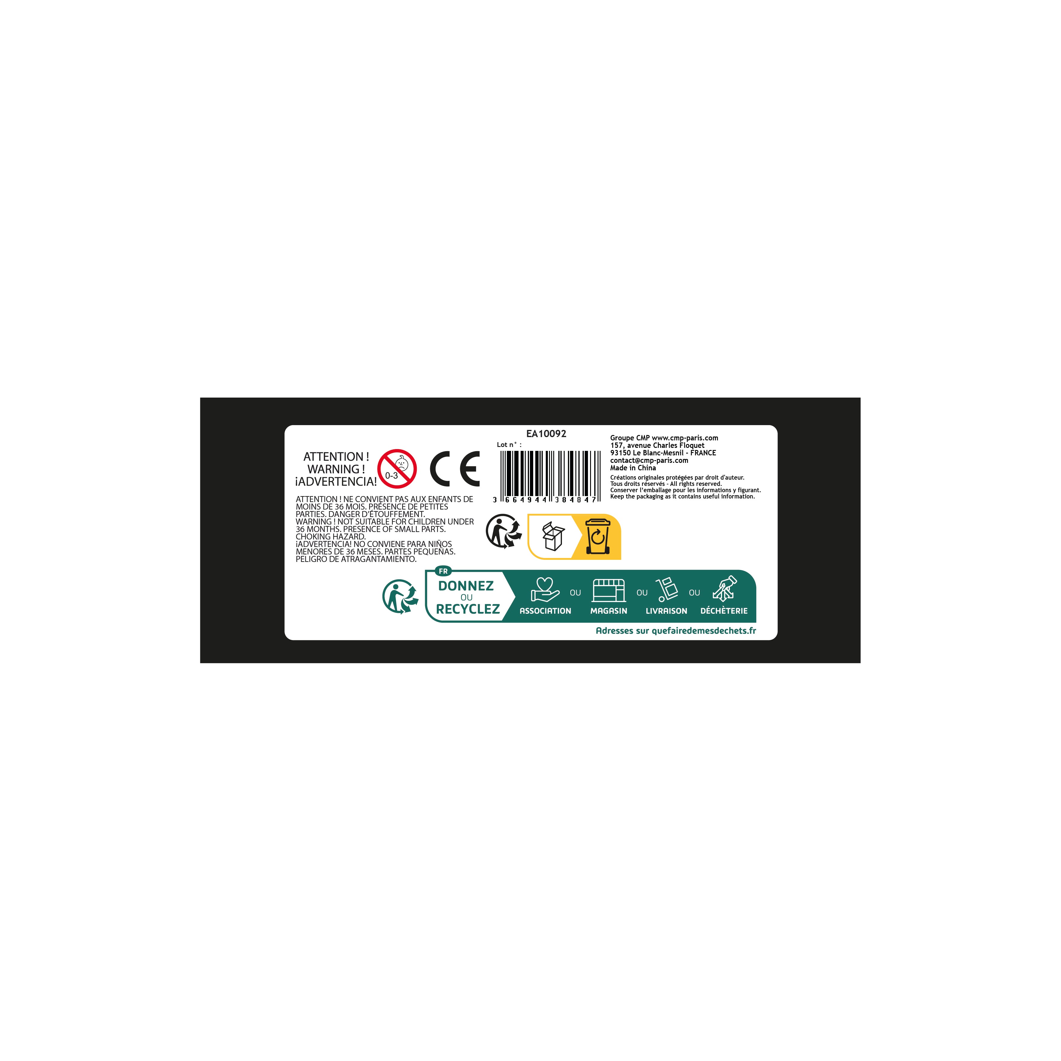 JEU EXTERIEUR 28 DOMINOS GRAND FORMAT