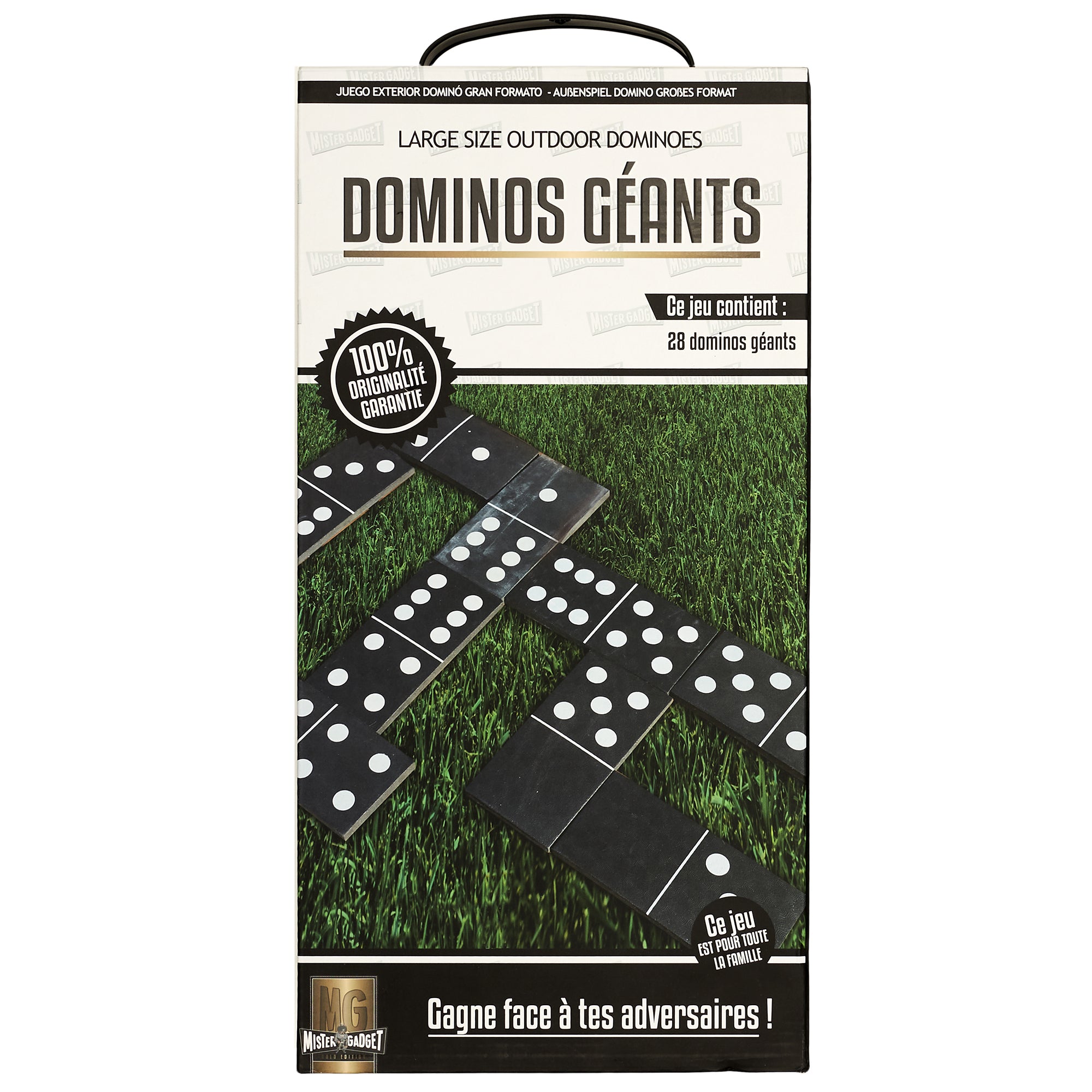 JEU EXTERIEUR 28 DOMINOS GRAND FORMAT