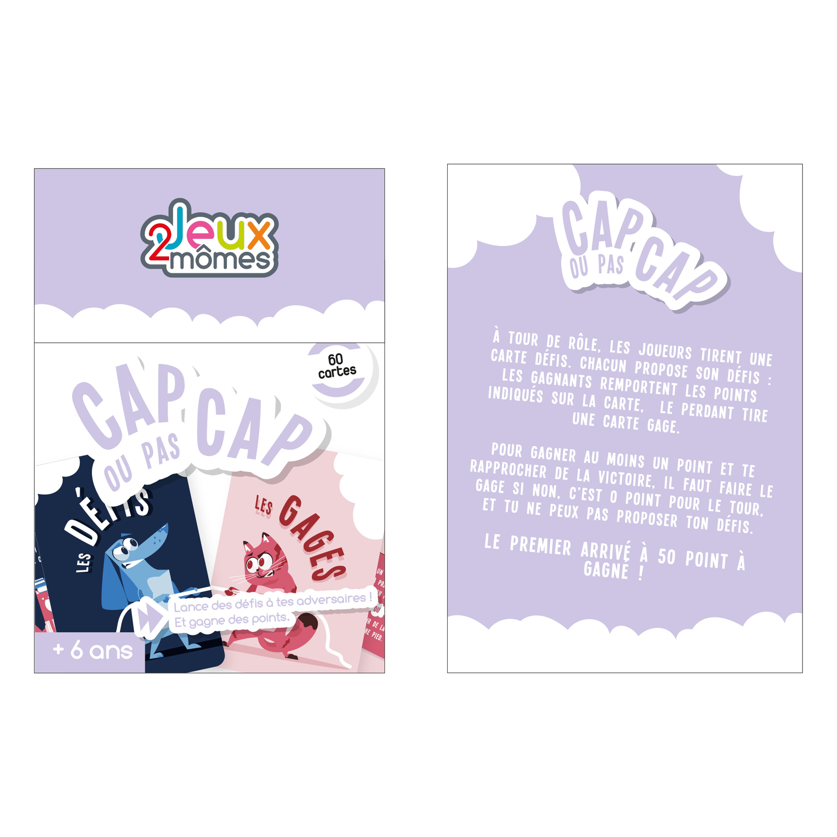 JEU DU CAP OU PAS CAP 60 CARTES