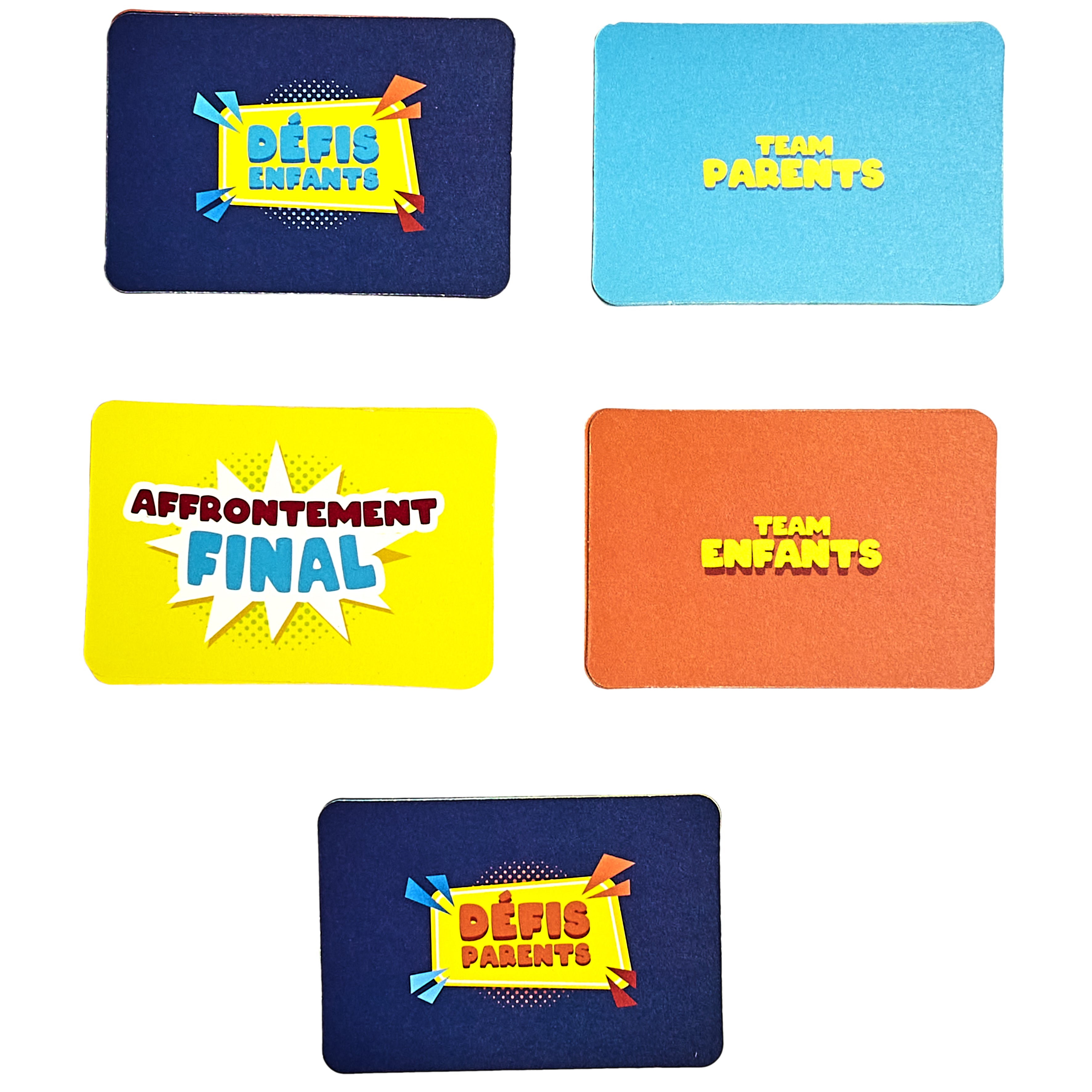 JEU DES DEFIS PARENTS ENFANTS