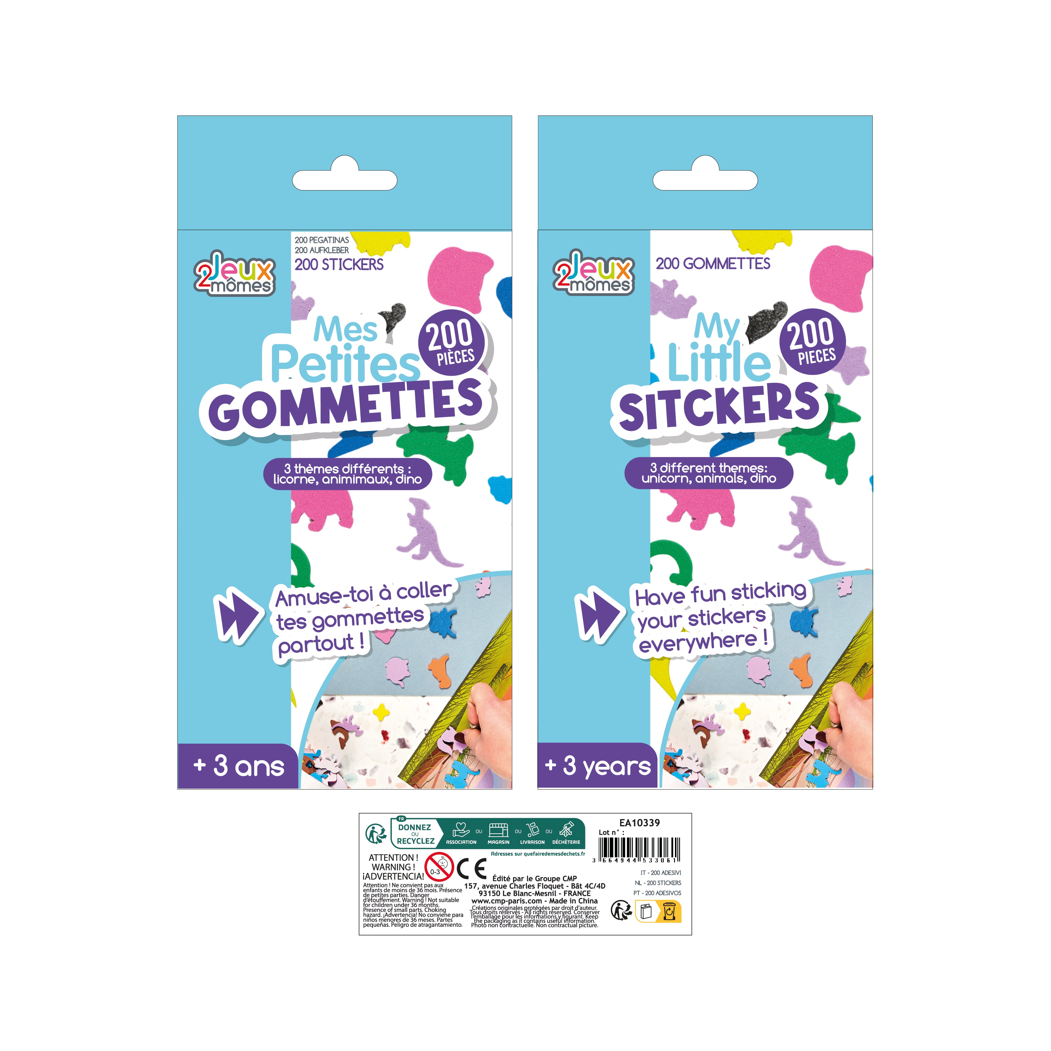 GOMMETTES X200PCS