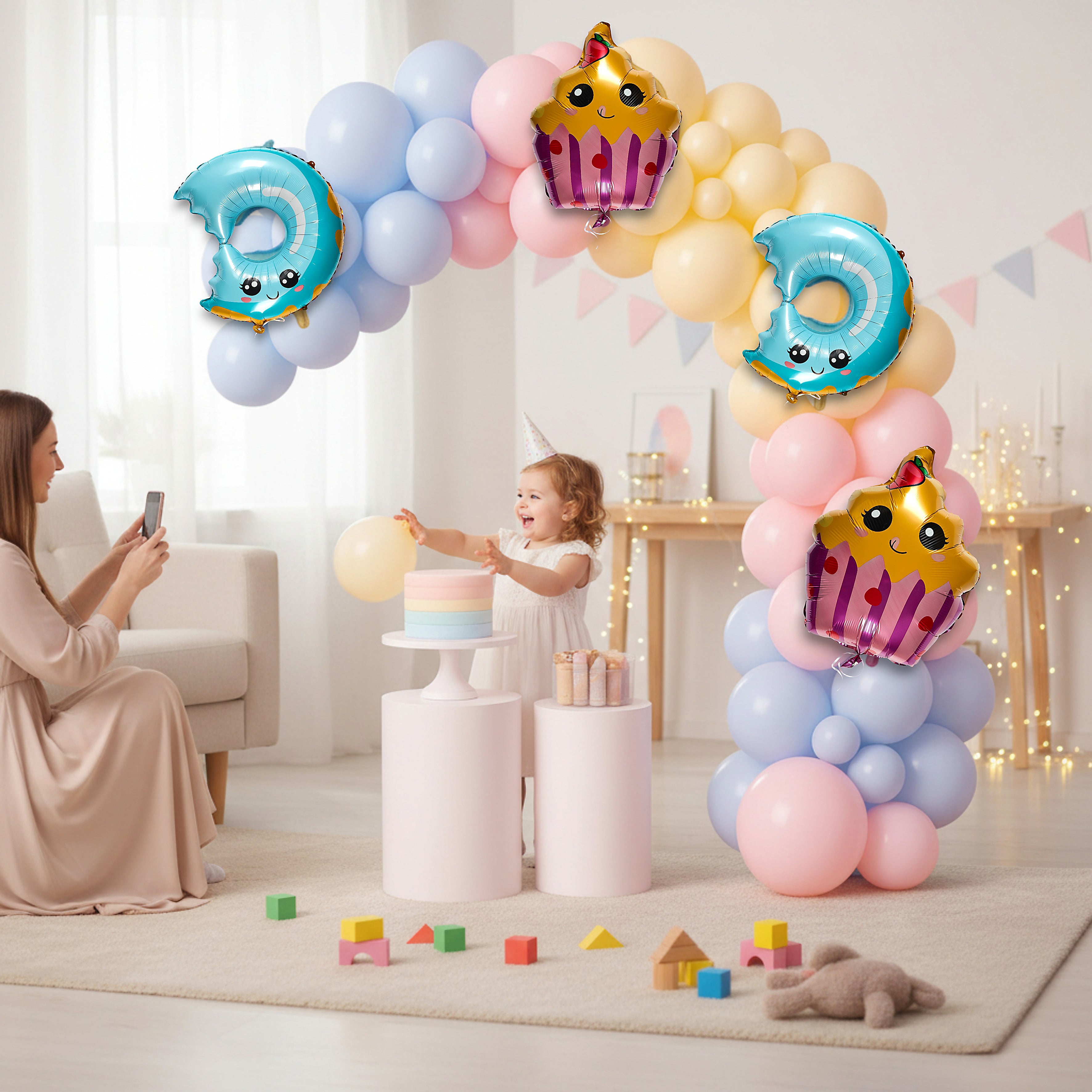ARCHE BALLON KAWAII X100PCS