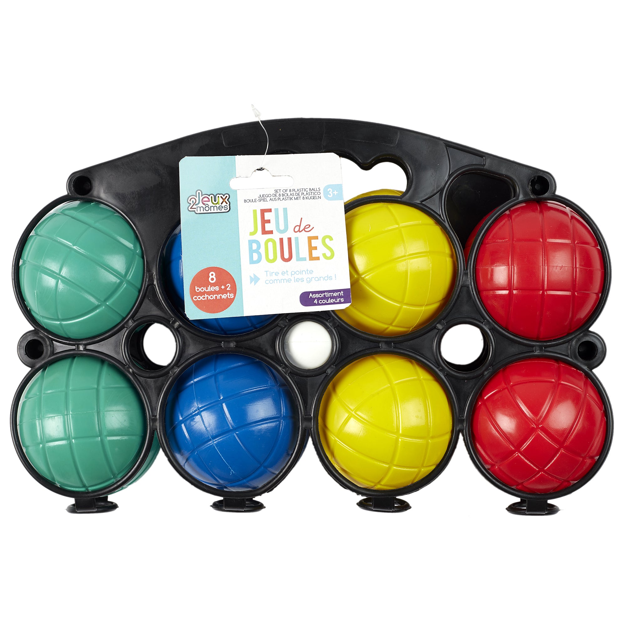 JEU DE 8 BOULES PLASTIQUE