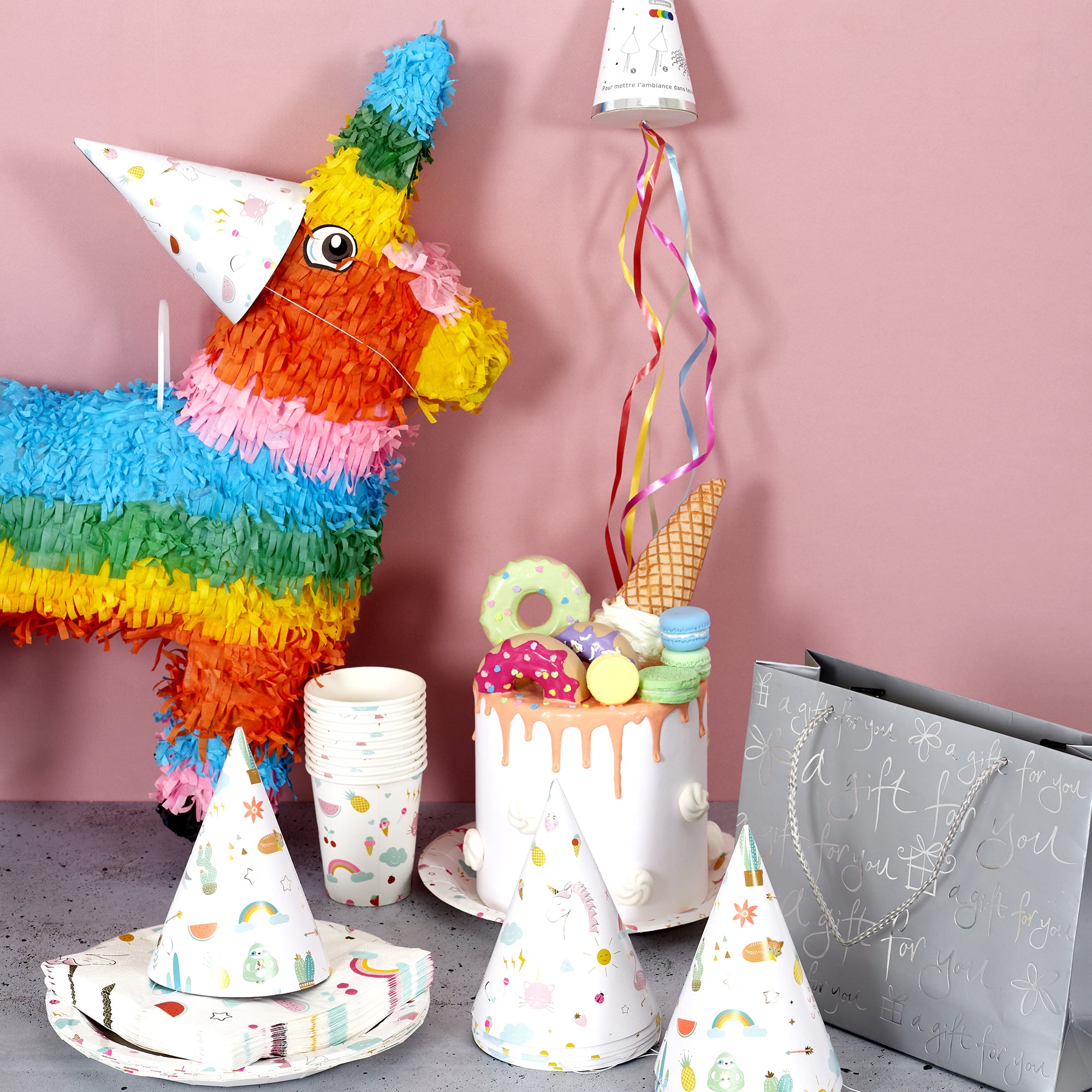 PINATA LAMA MULTICOLORE 40X13.5X55CM