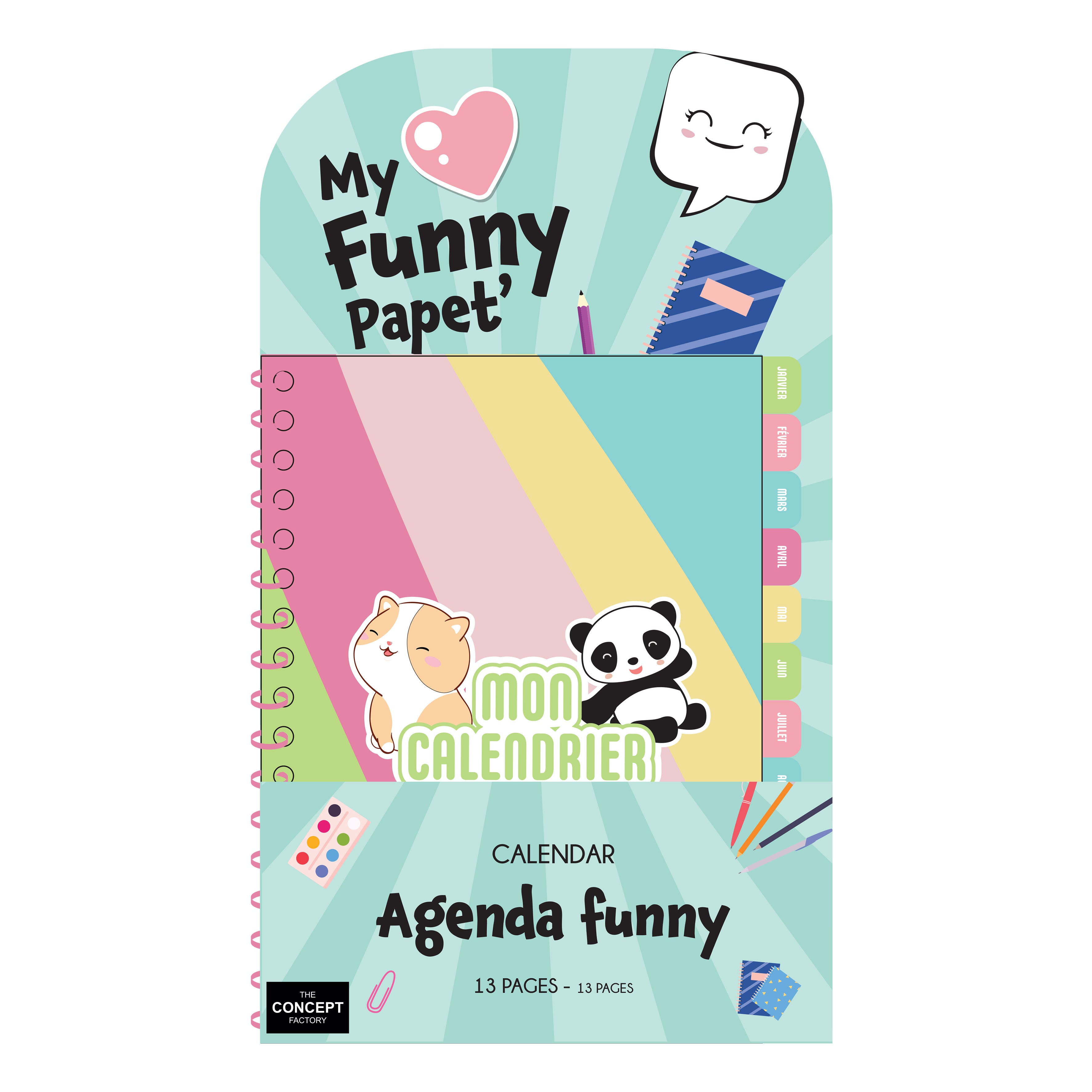 CARNET PLANNER AGENDA A5 KAWAII
