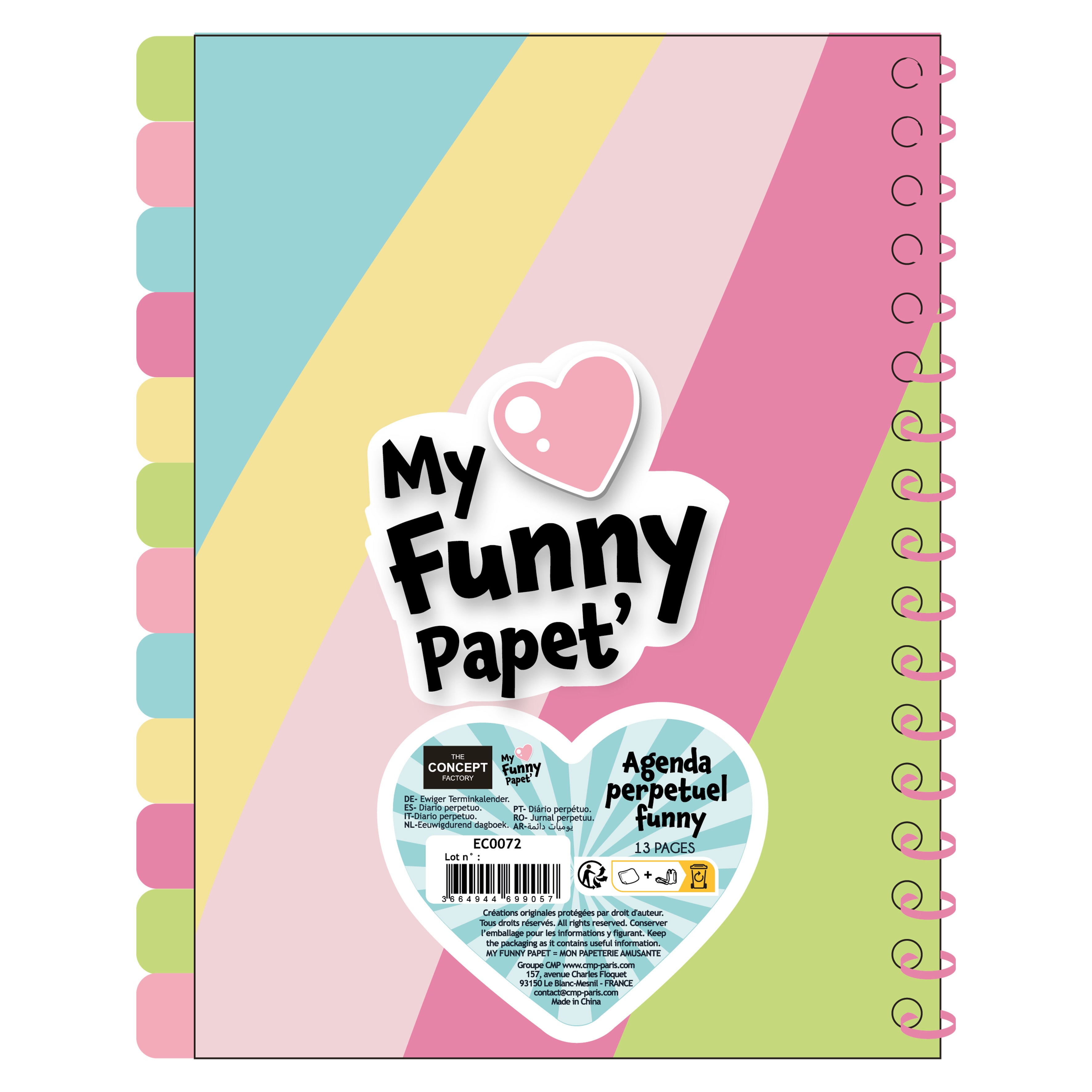 CARNET PLANNER AGENDA A5 KAWAII