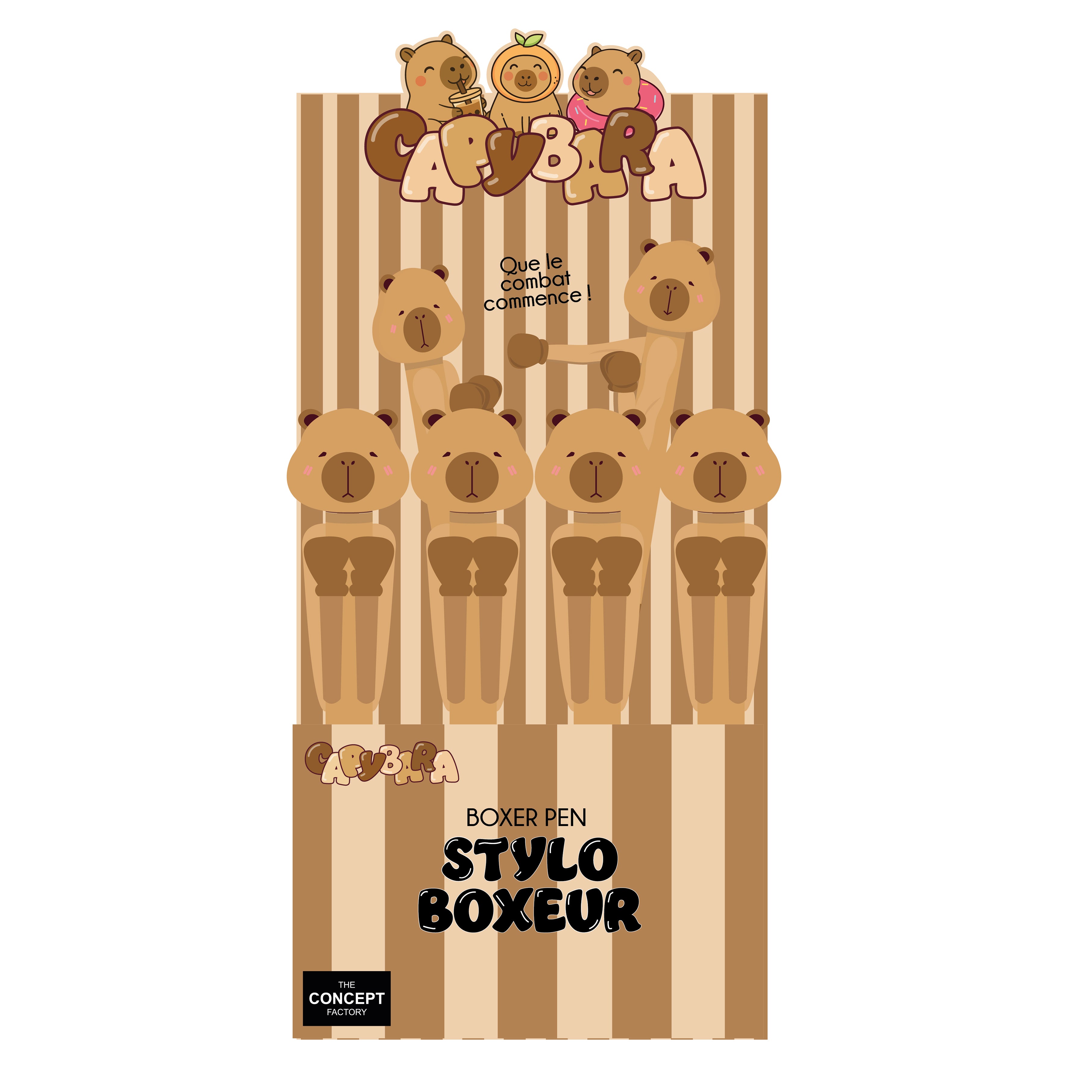 STYLO BOXEUR CAPYBARA