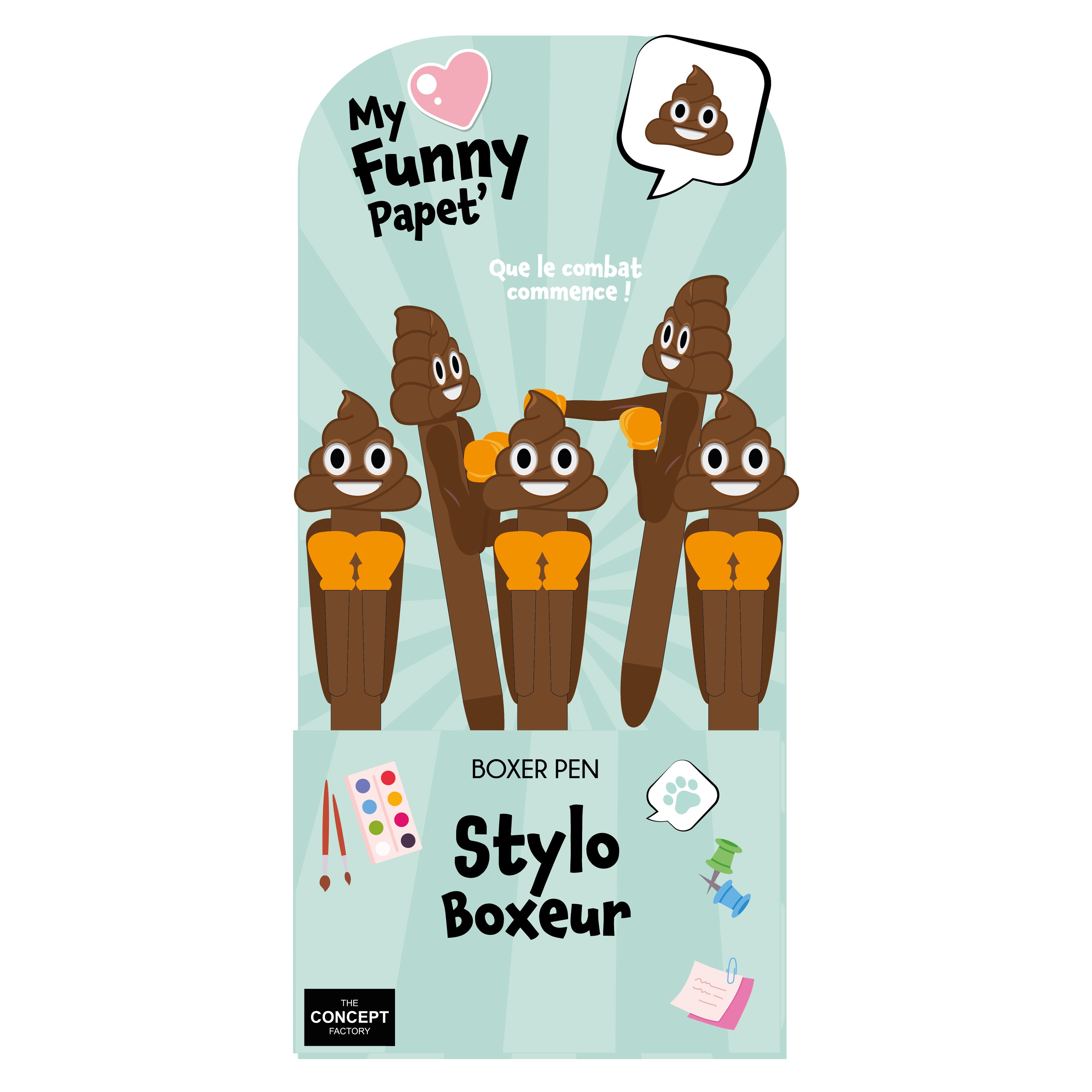 STYLO BOXEUR CROTTE