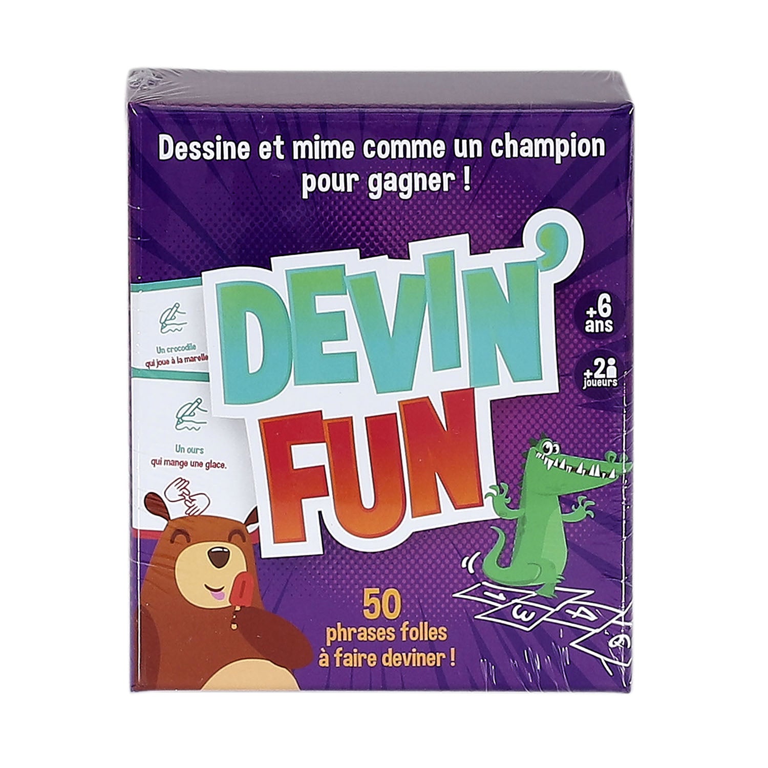 JEU DE CARTES DEVIN FUN X60 CARTES