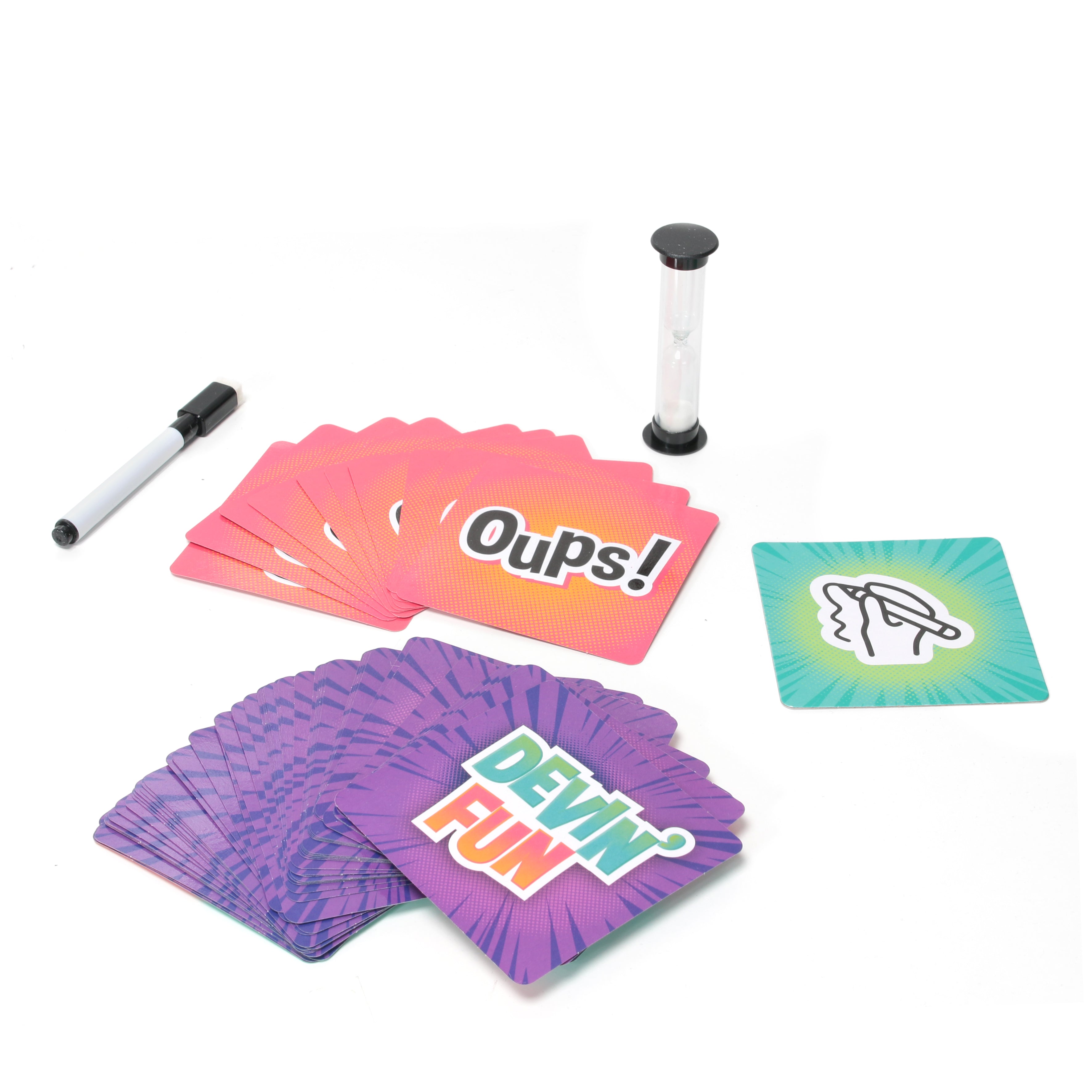 JEU DE CARTES DEVIN FUN X60 CARTES