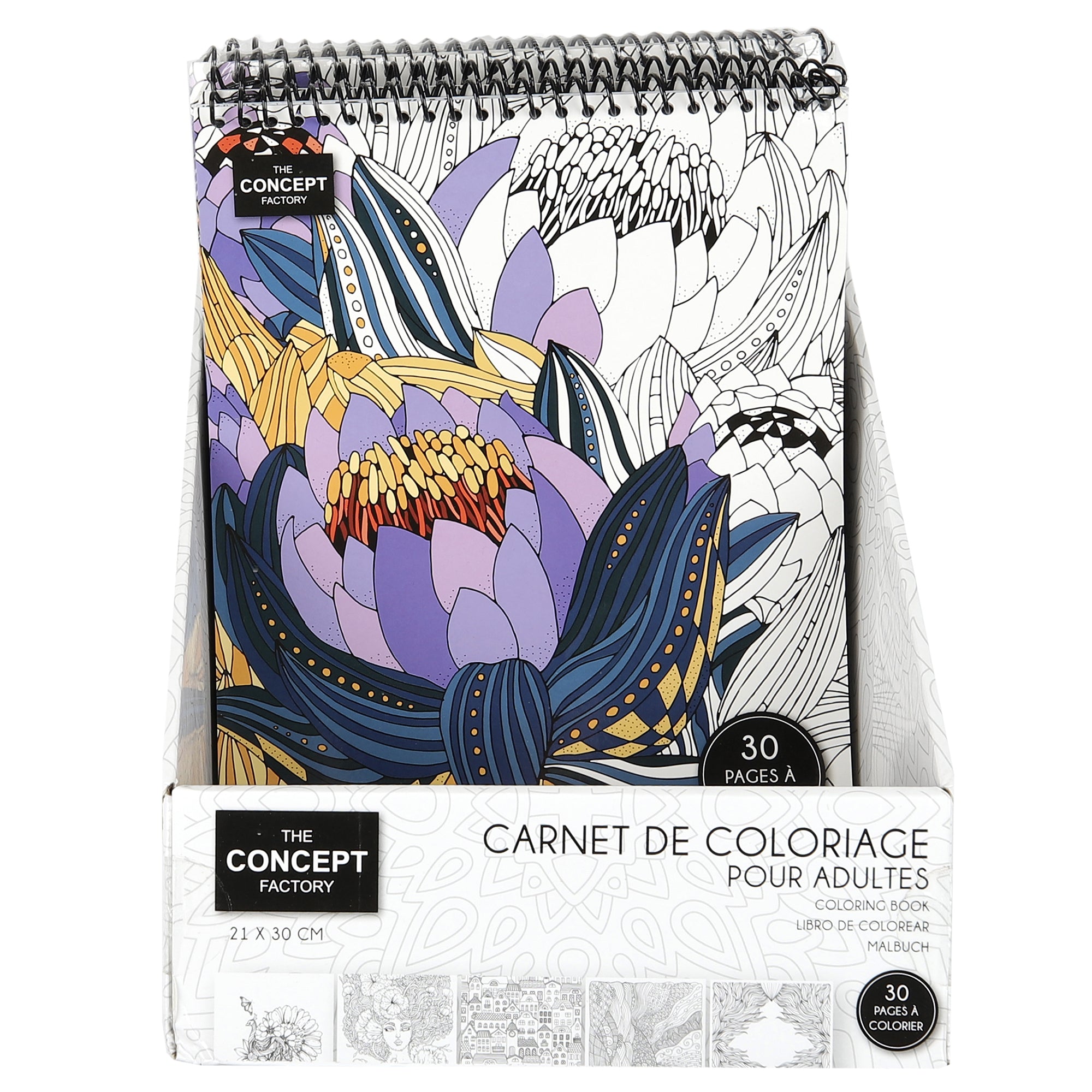 LIVRE DE COLORIAGE ADULTE 30 PAGES